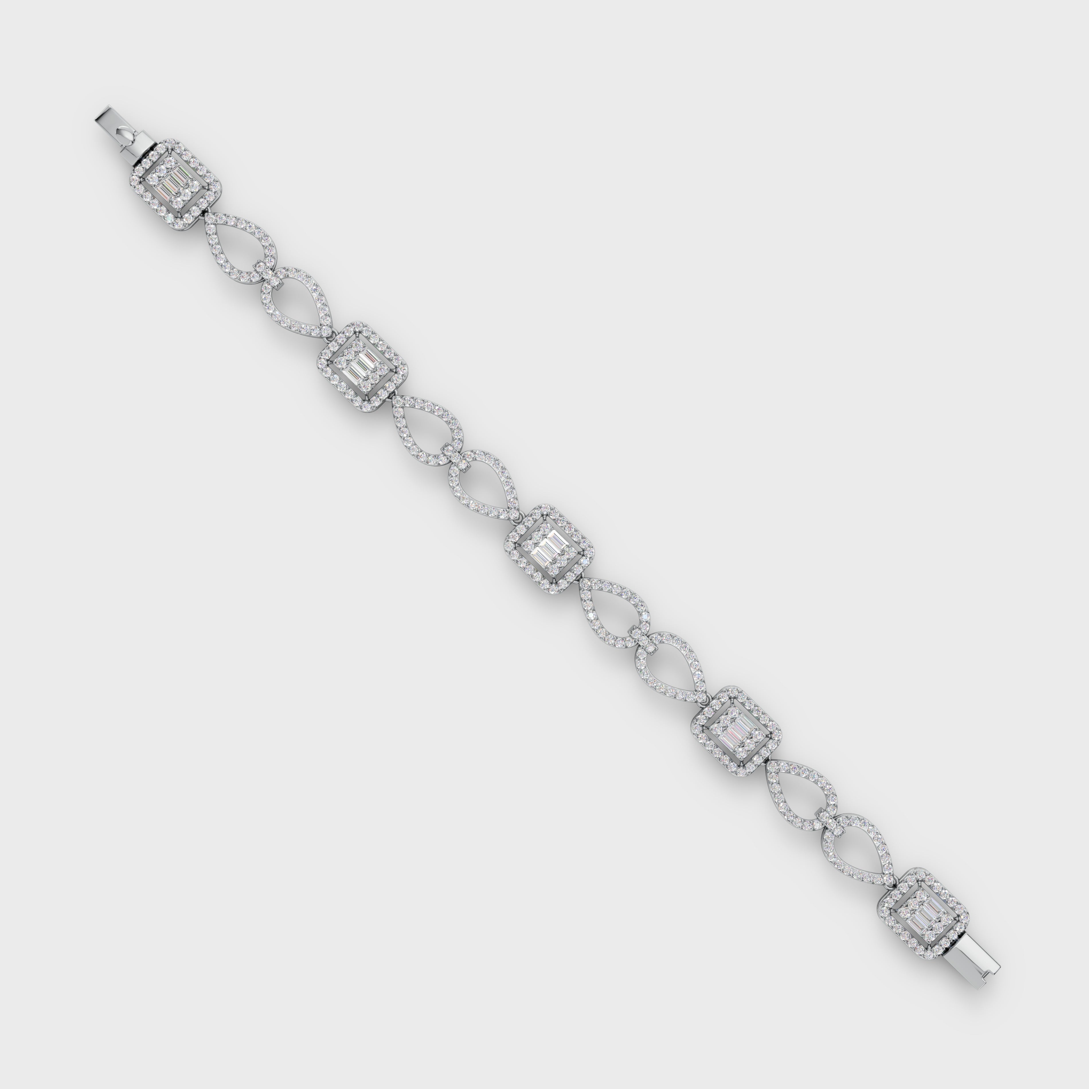 Quadrille Diamond Bracelet