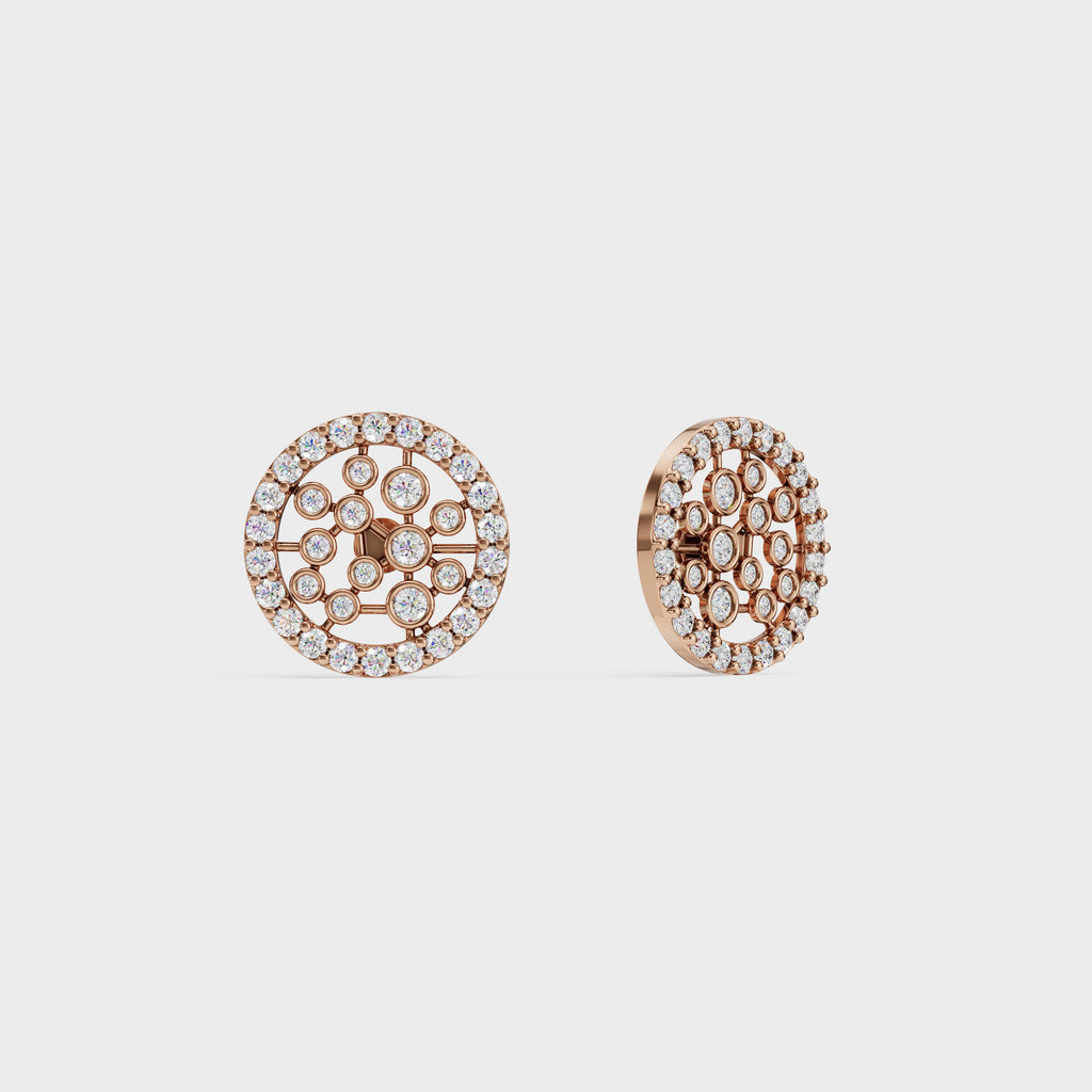 Abstract Cluster Stud Earrings