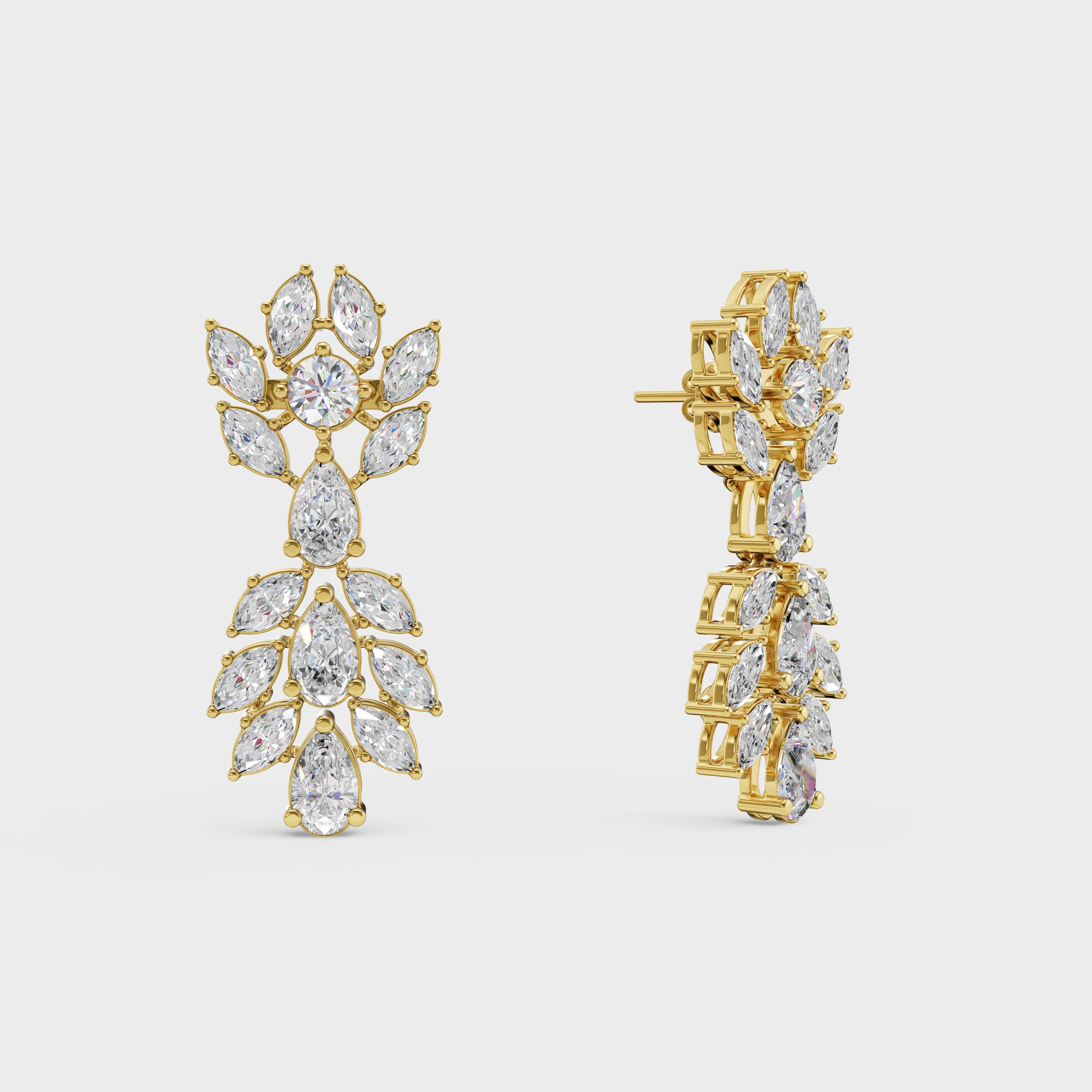 Dazzling Marquise Bloom Drops