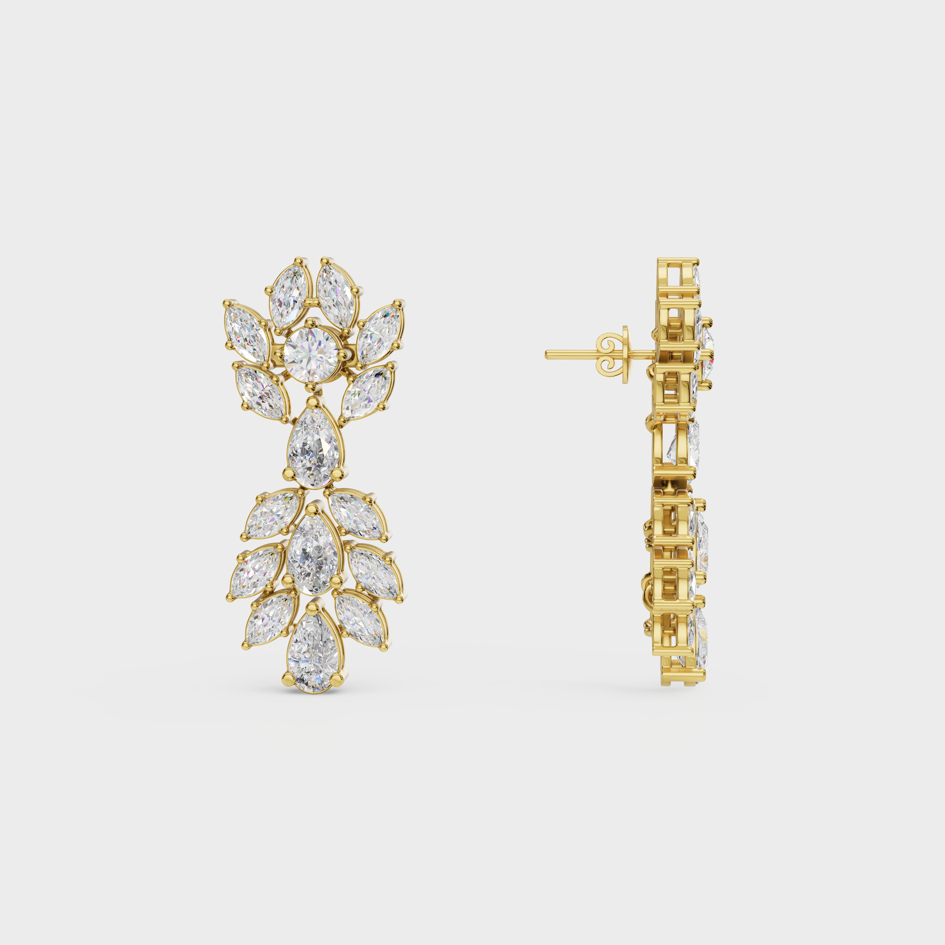 Dazzling Marquise Bloom Drops