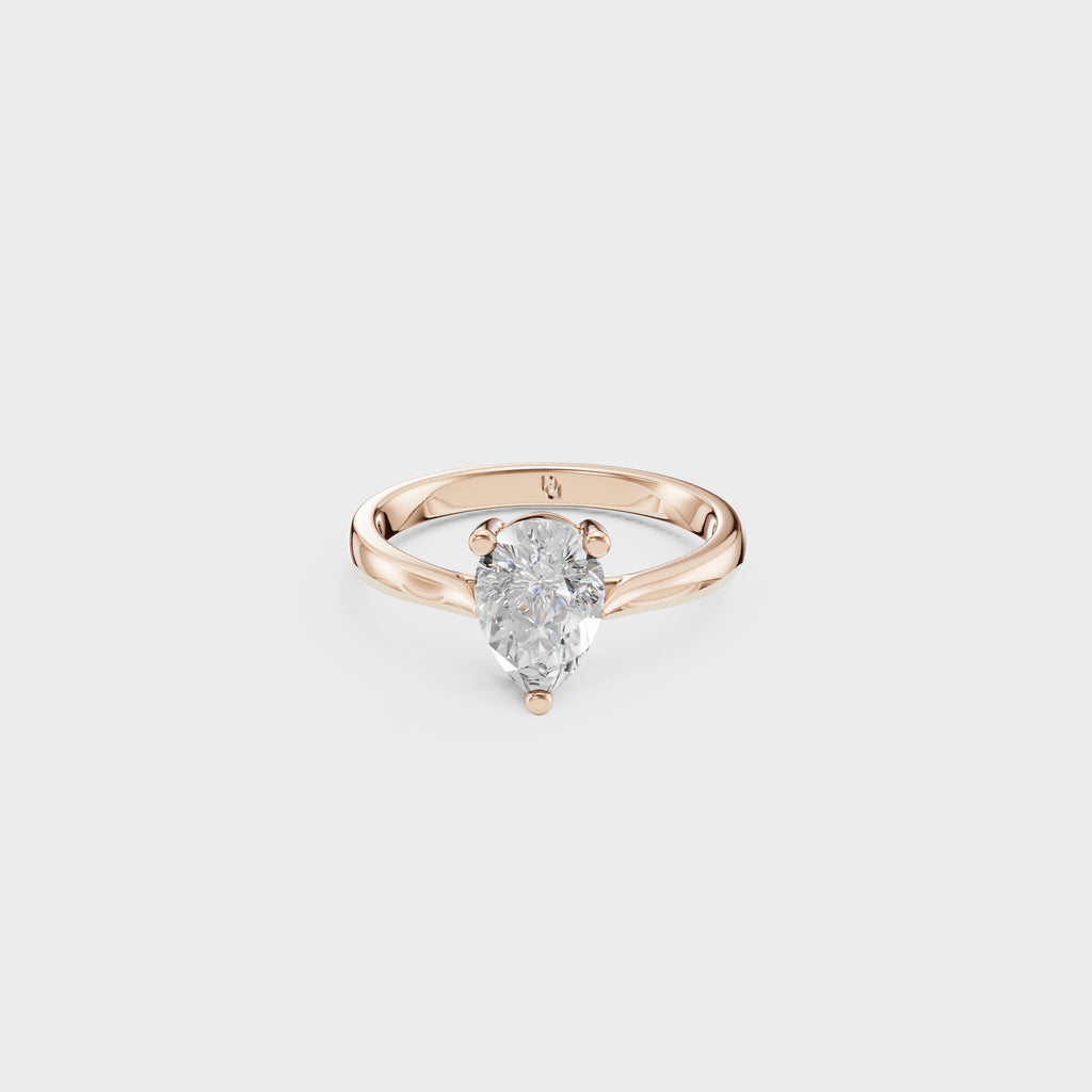 Ethereal Pear Ring