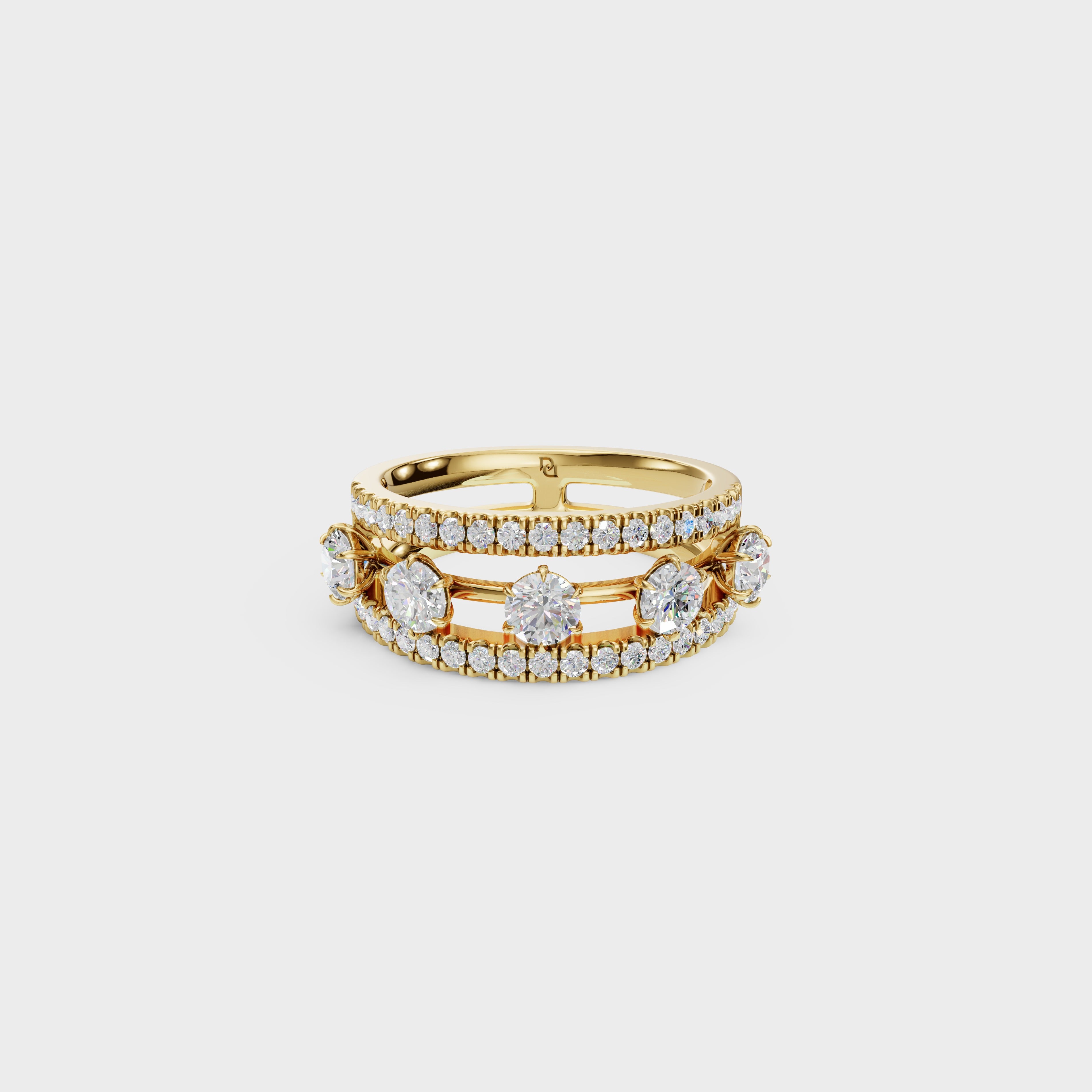Luxe Layer Diamond Ring