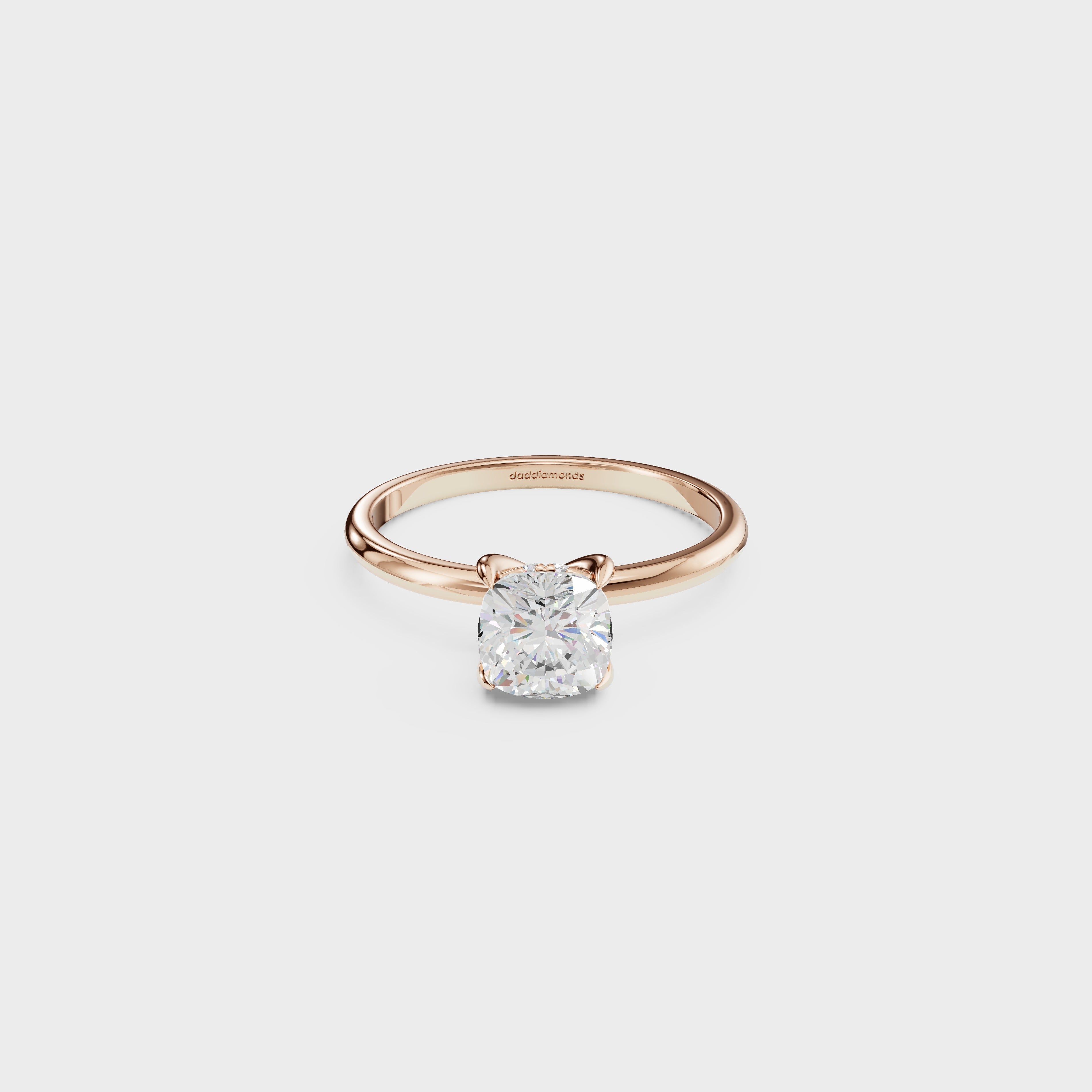 Cushion Cut Diamond Ring