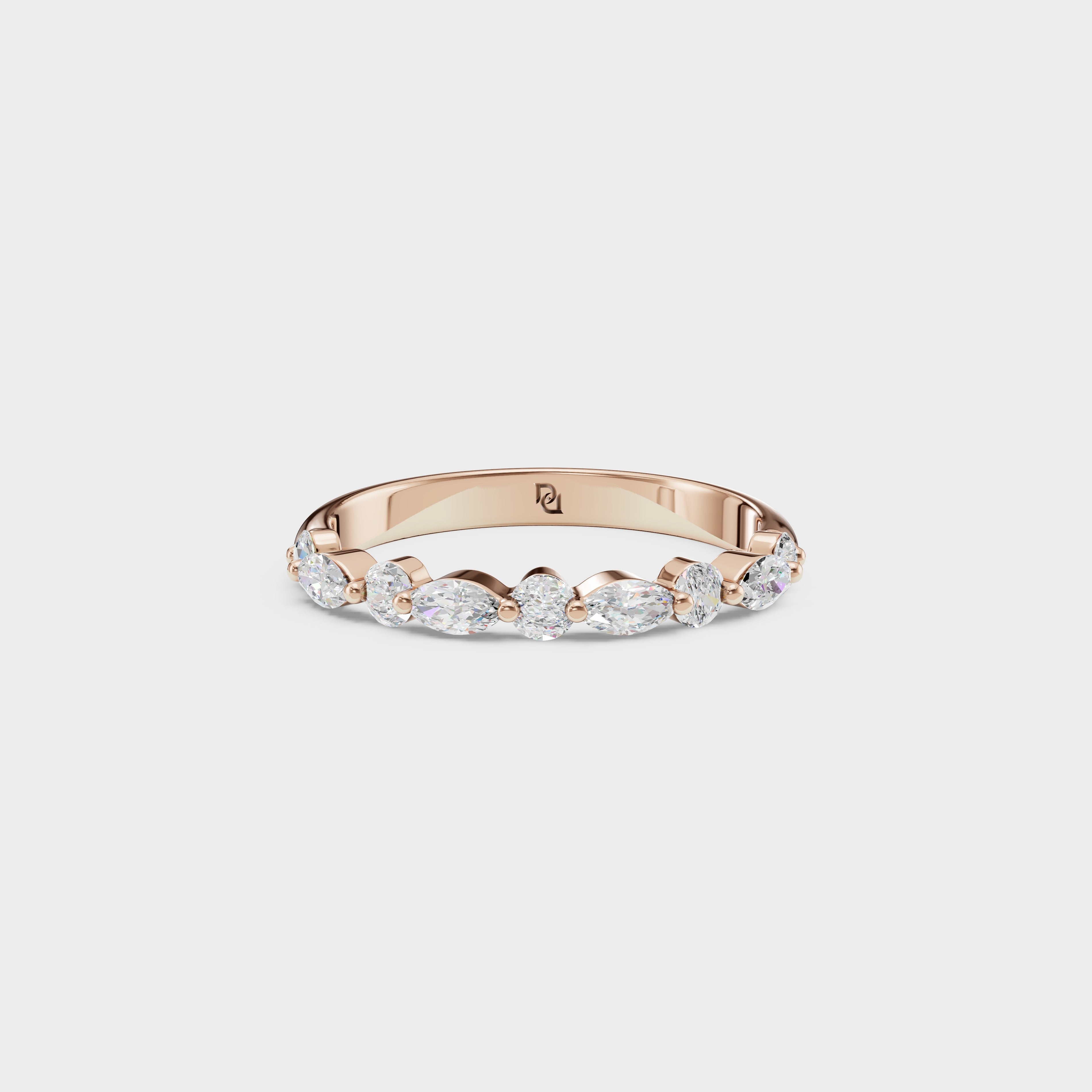 Marquise & Oval Diamond Eternity Band
