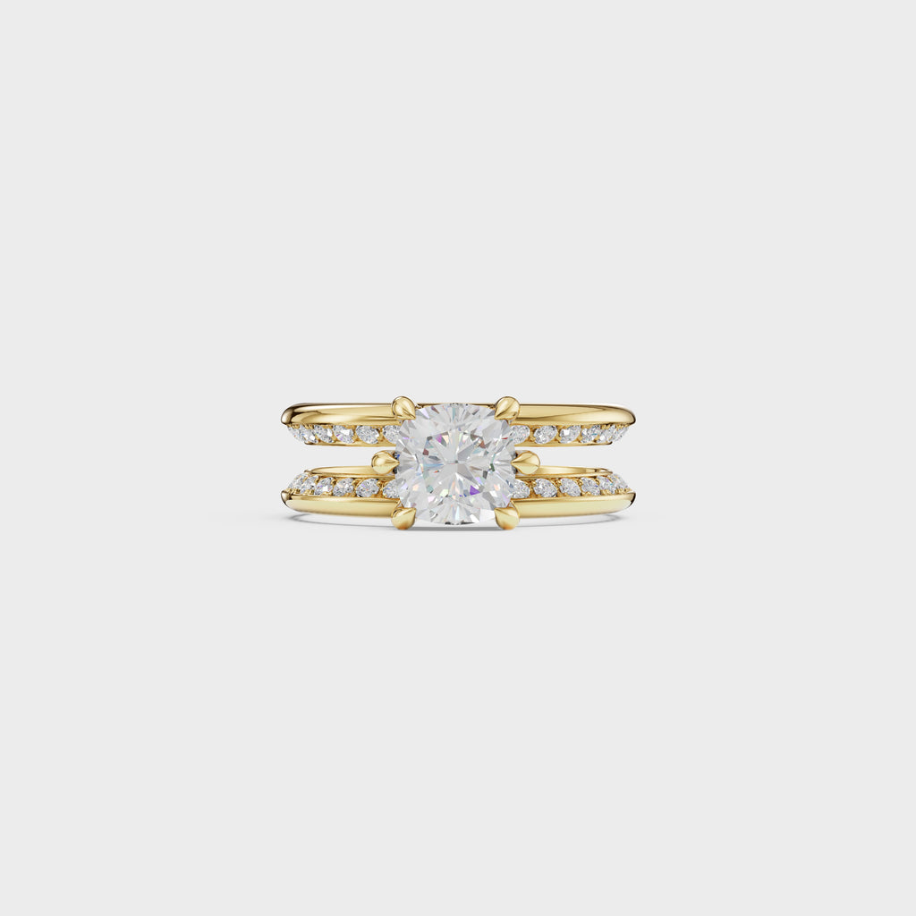 The Perfect Union Cushion Set ring