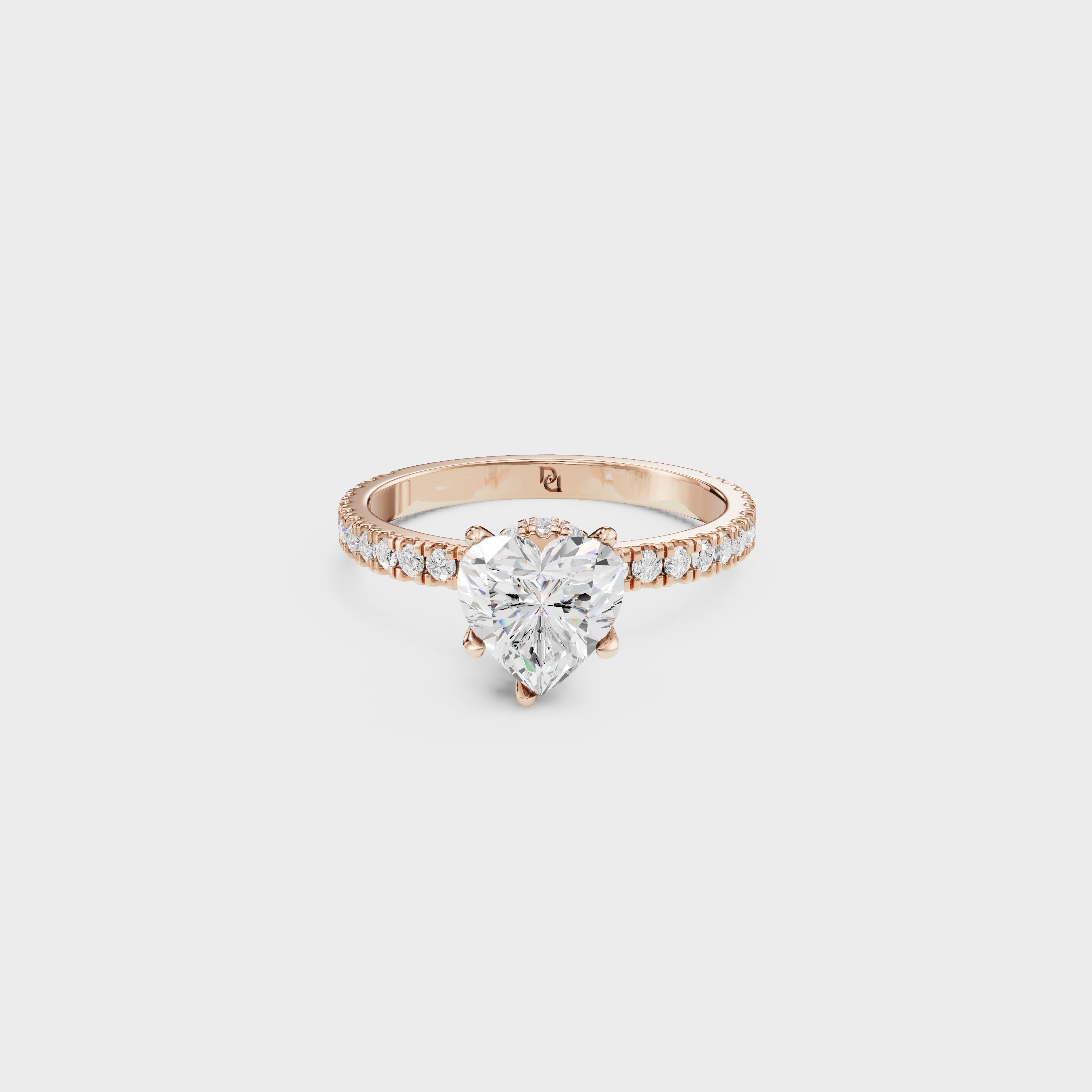 Nova Heart Shape Diamond Ring