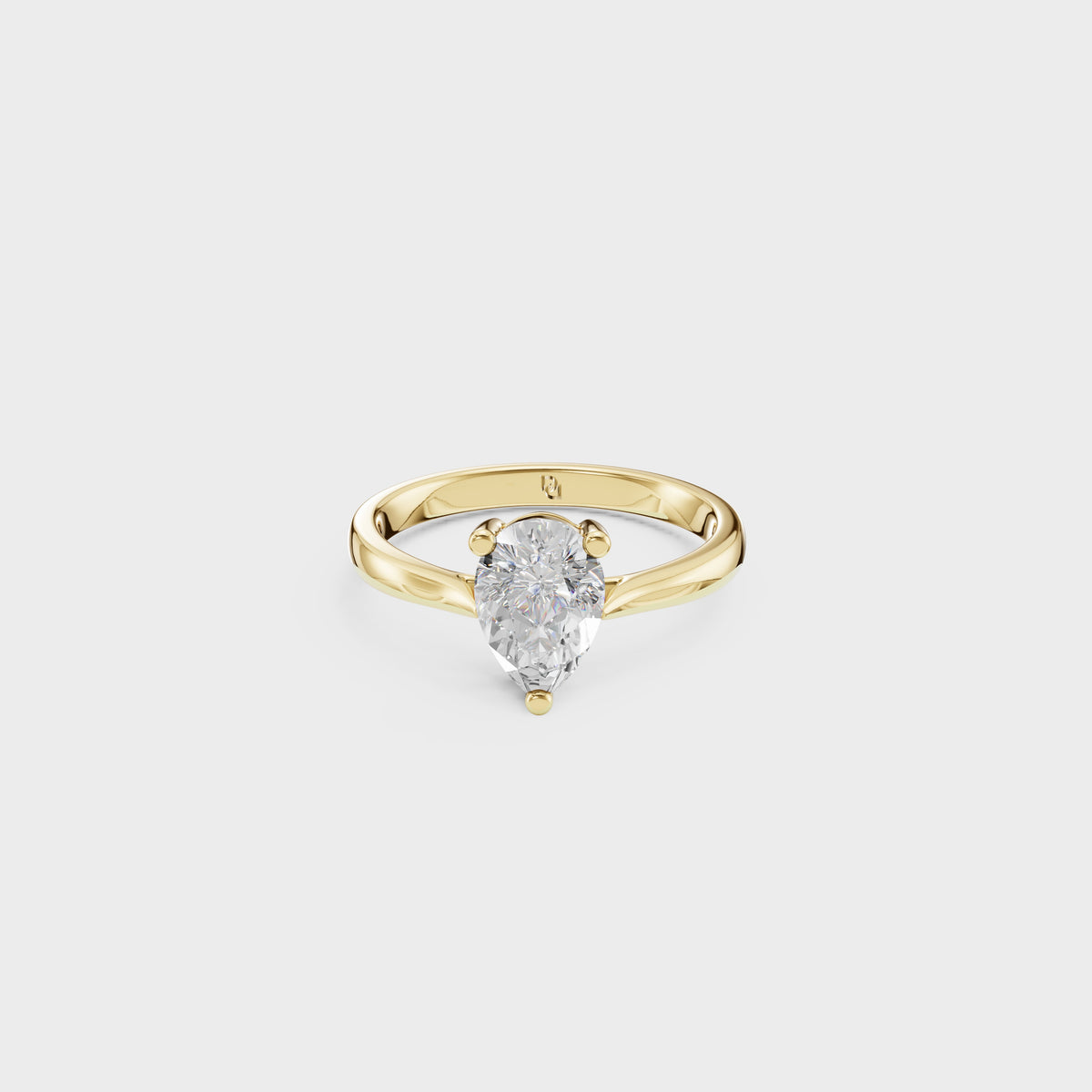 Ethereal 1ct Pear Ring