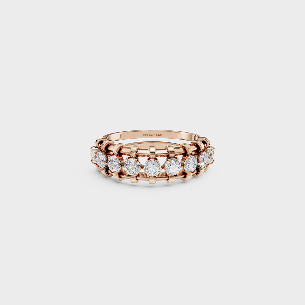 Modern Frame Diamond Ring