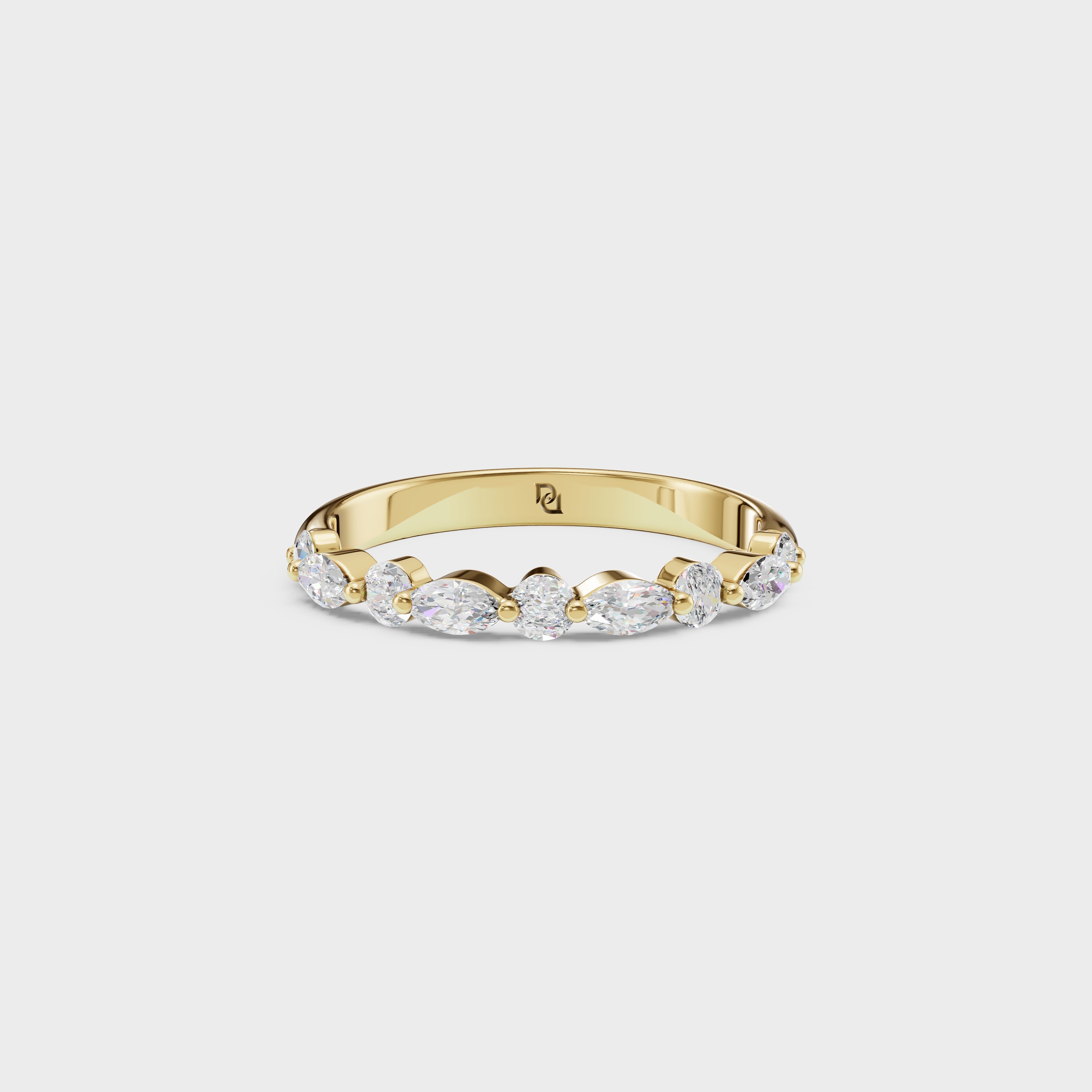 Marquise & Oval Diamond Eternity Band
