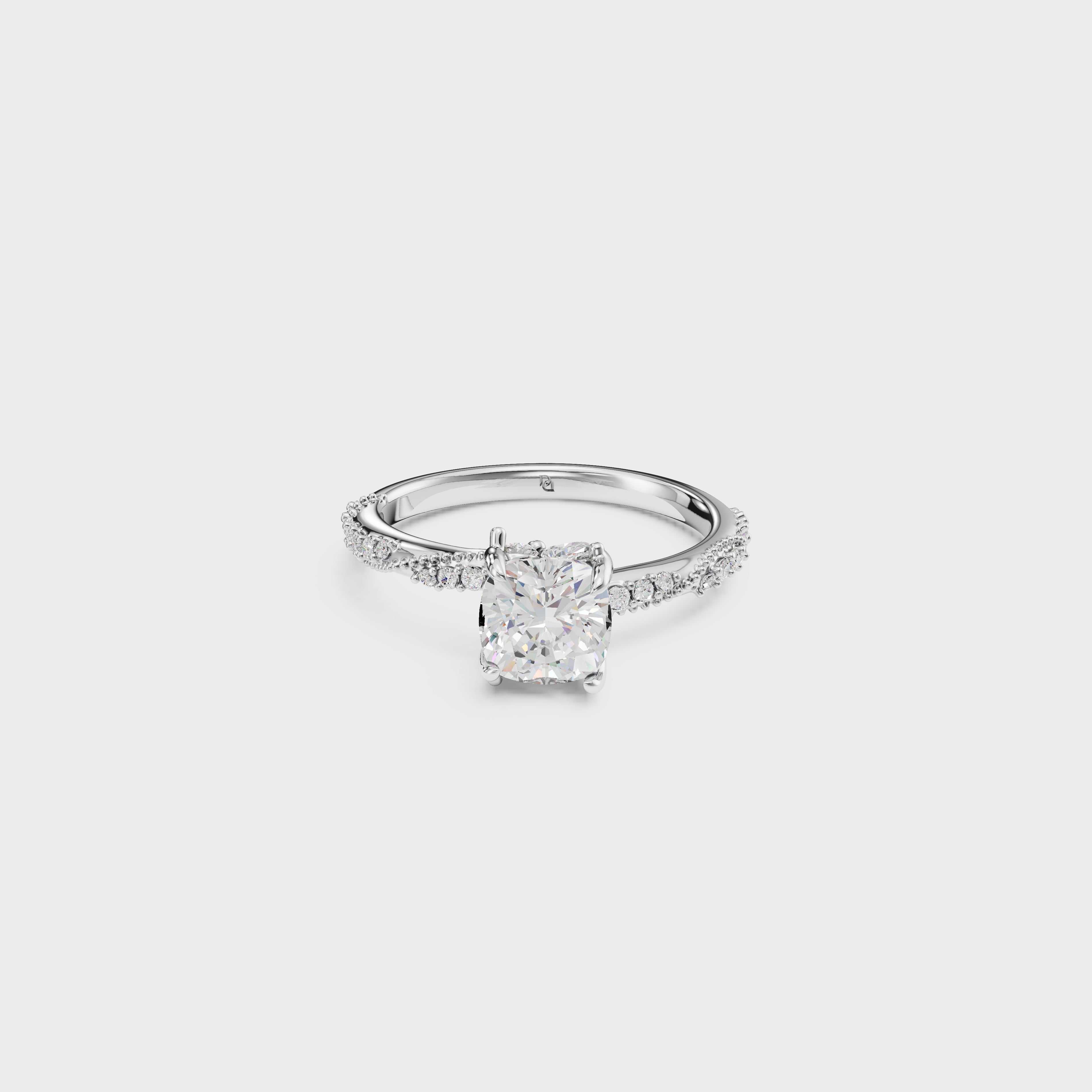 Petite Diamond Engagement ring