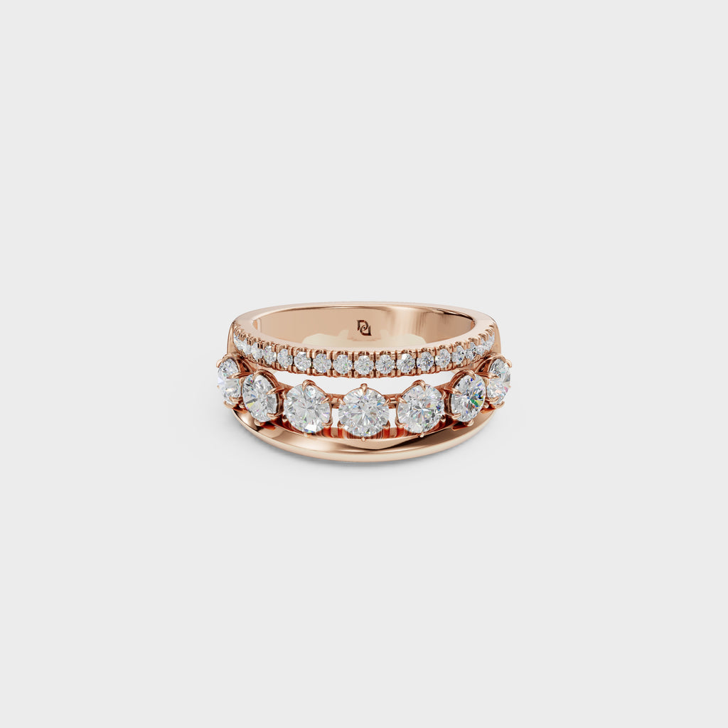 Aura Float Diamond Ring