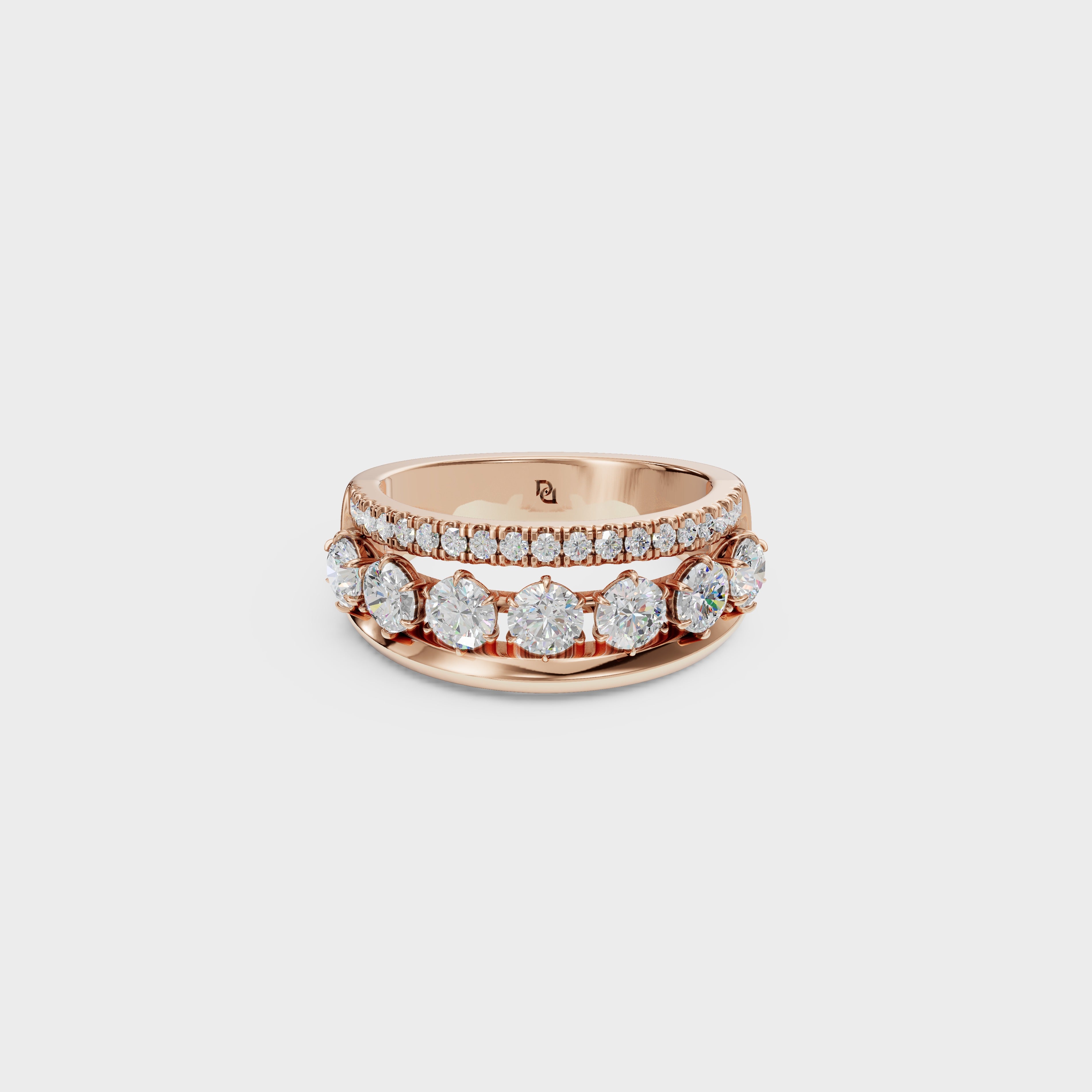 Aura Float Diamond Ring