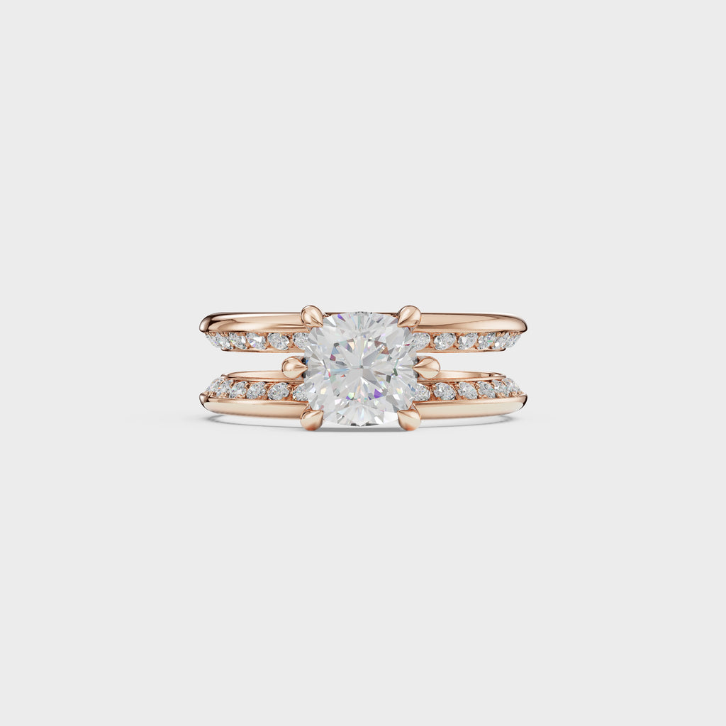 The Perfect Union Cushion Set ring