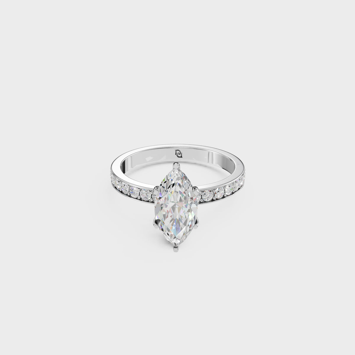 1.25ct Vintage Marquise Engagement Ring