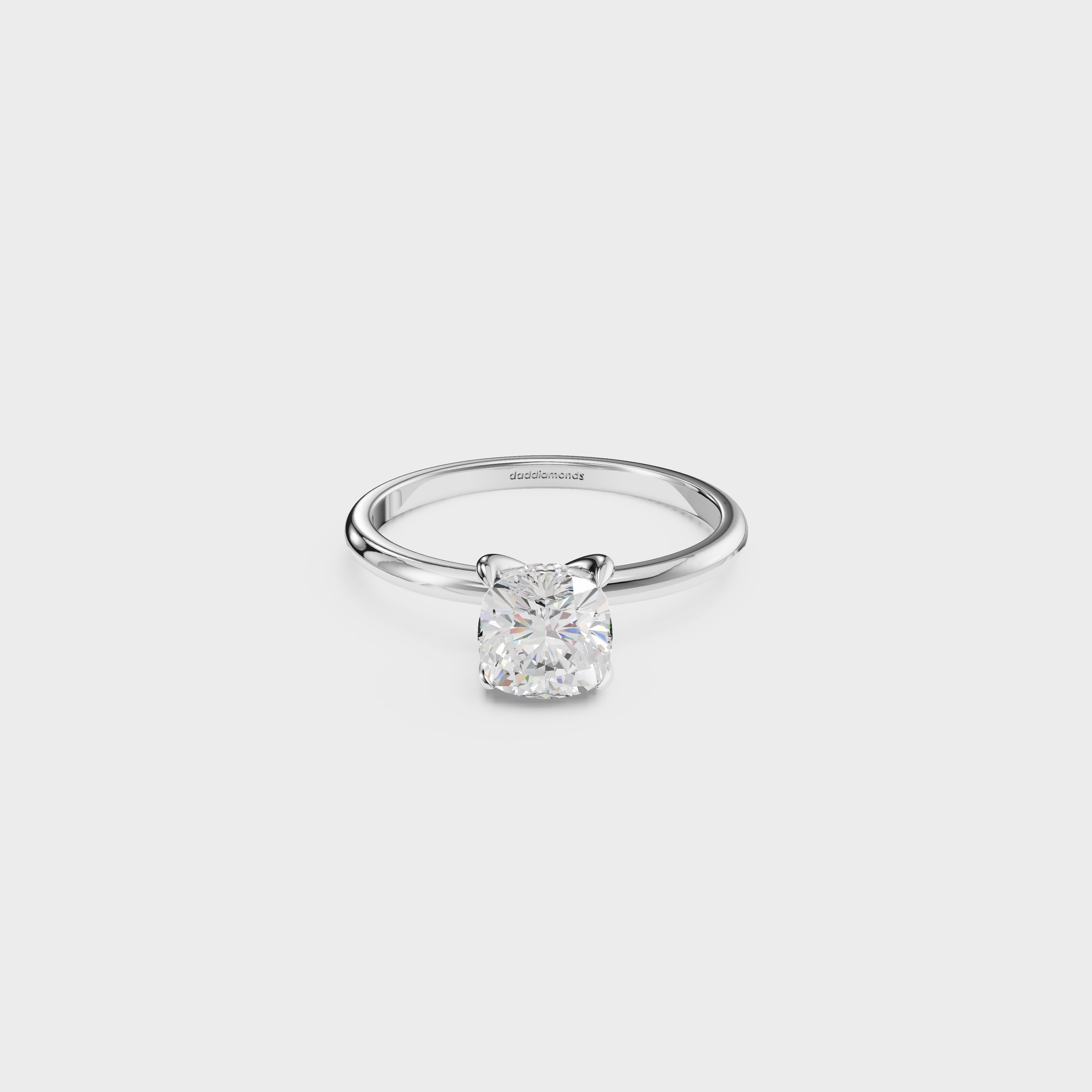 Cushion Cut Diamond Ring