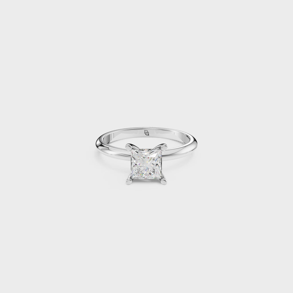Princess Cut Solitaire Ring