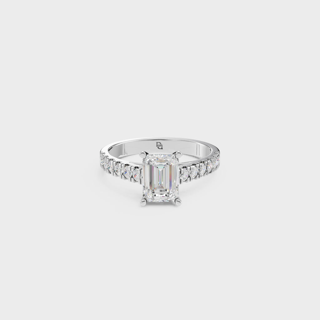 Emerald Cut Solitaire Ring