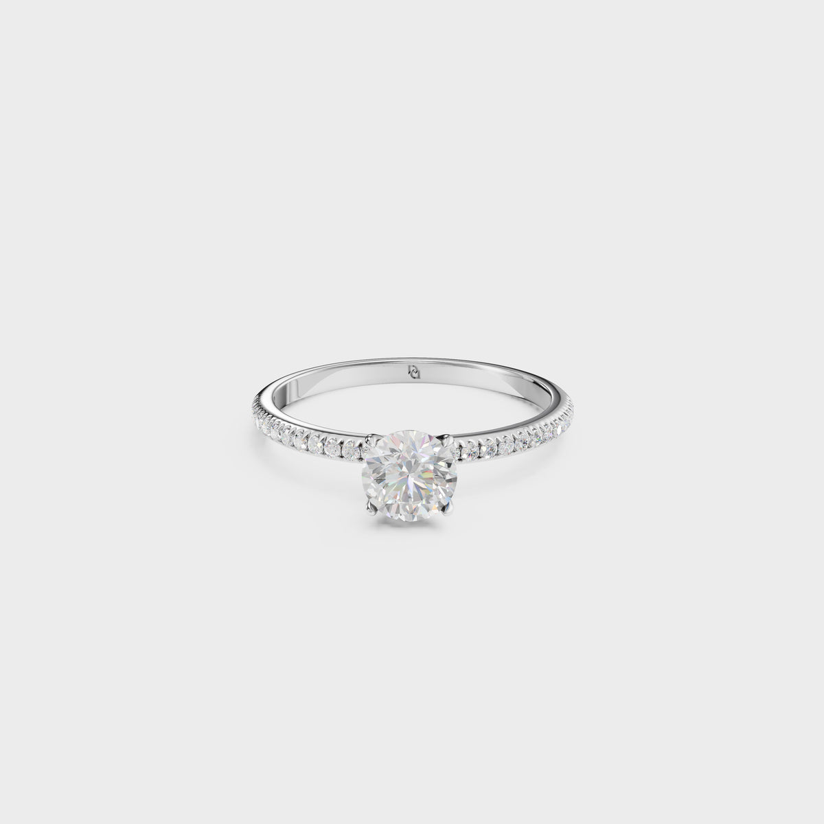 0.50ct Round Diamond Solitaire Brilliant Engagement Ring