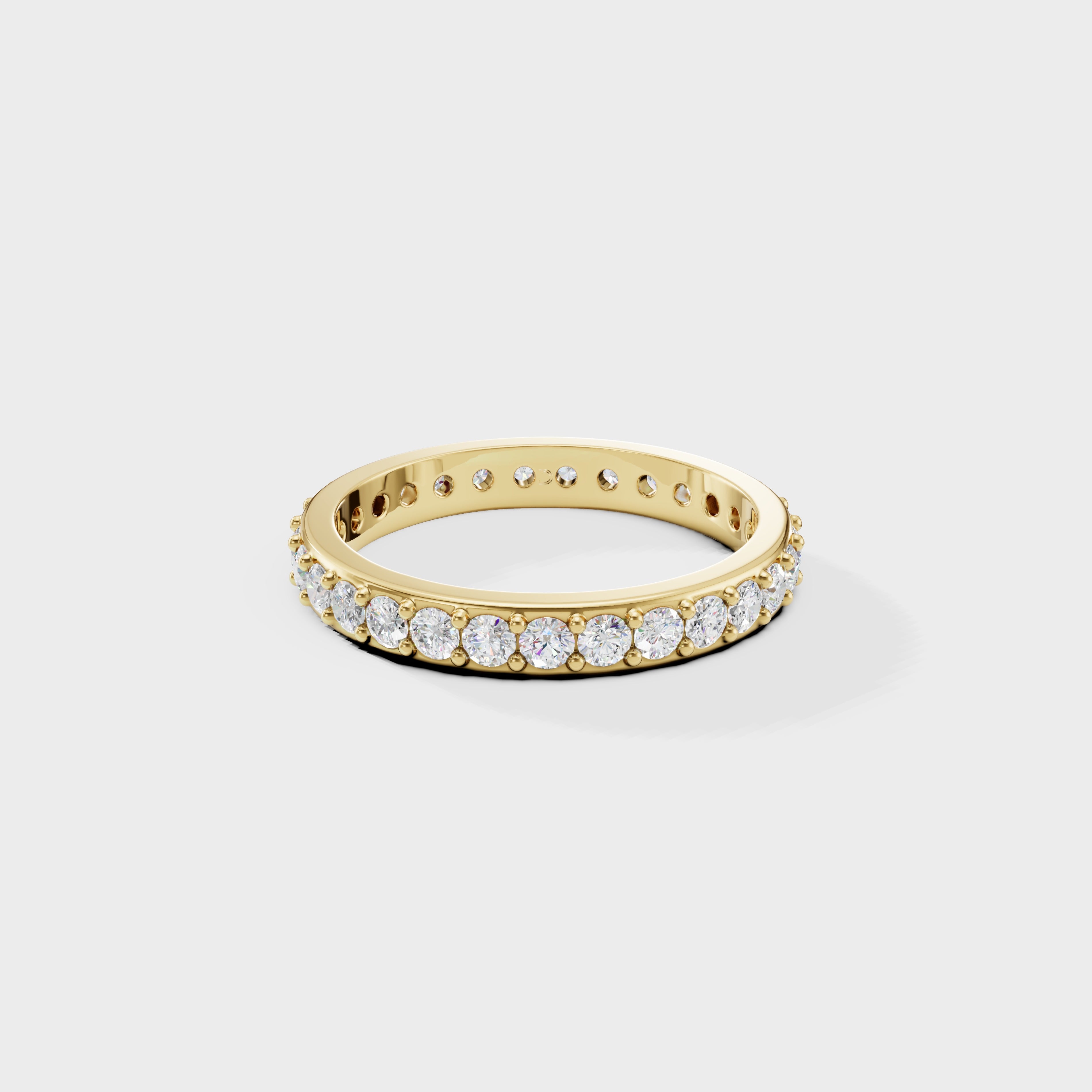 Channel Set Diamond Eternity Band