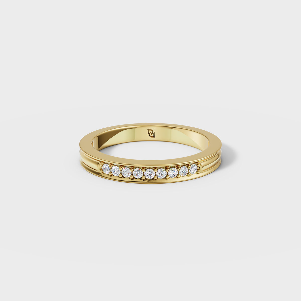 Brilliant Round Diamond Wedding Ring