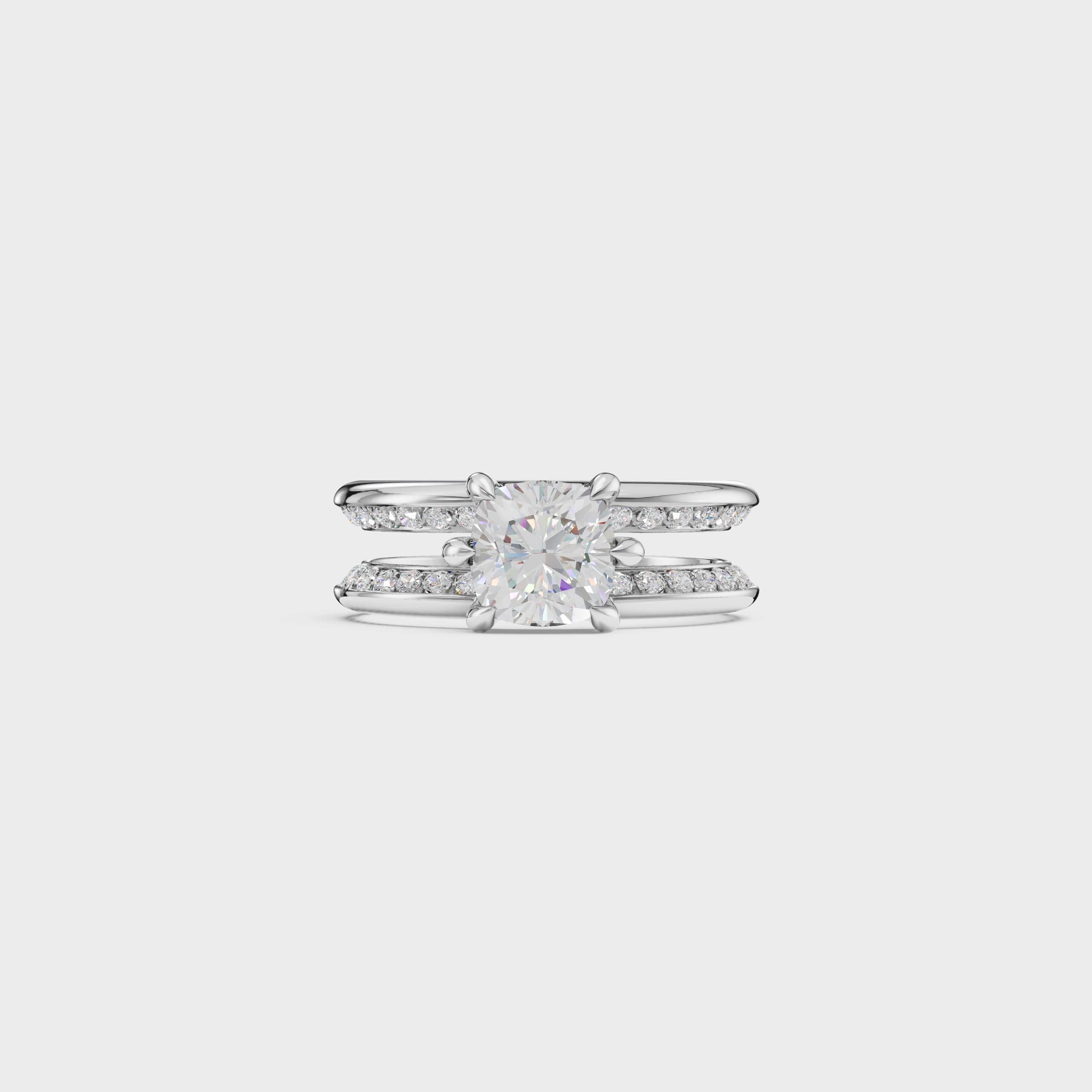 The Perfect Union Cushion Set ring