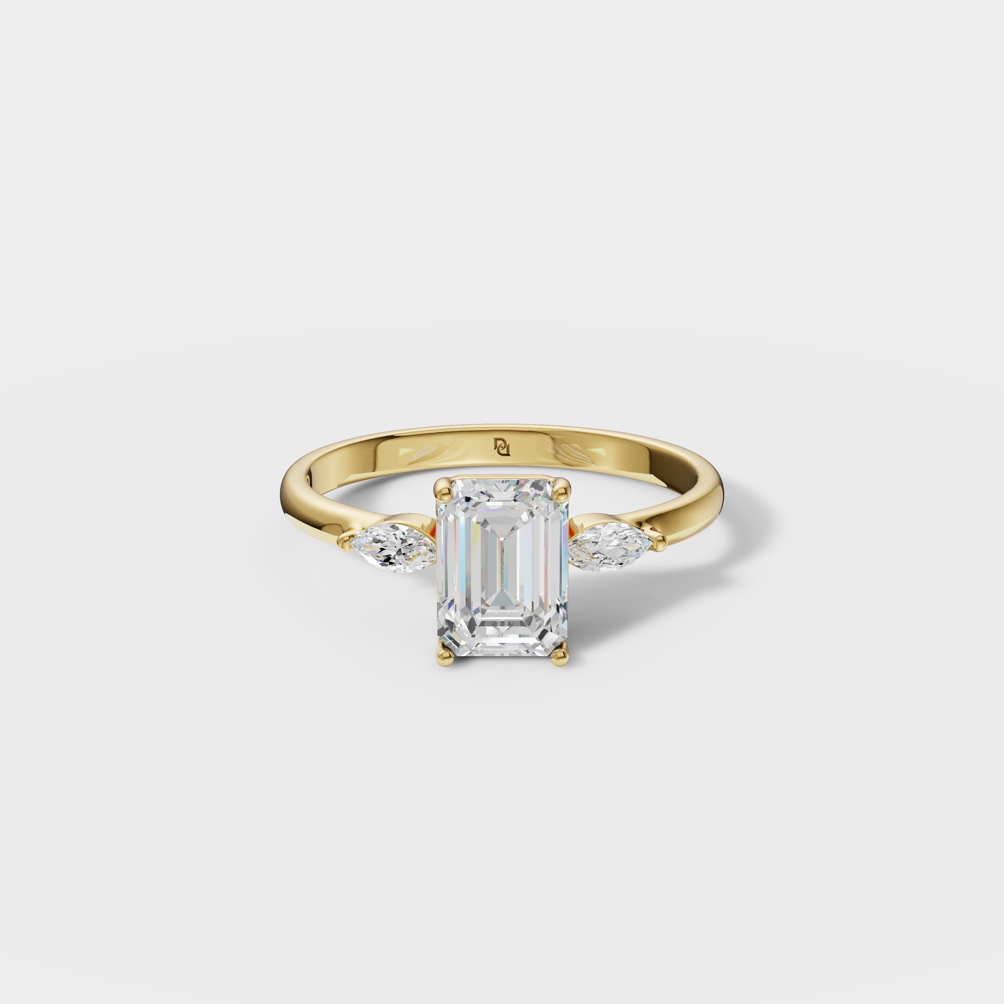 Emerald Radiance Trilogy ring