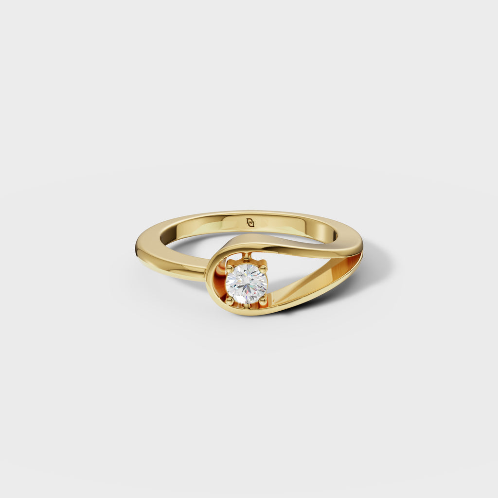 Diamond Embrace Engagement Ring