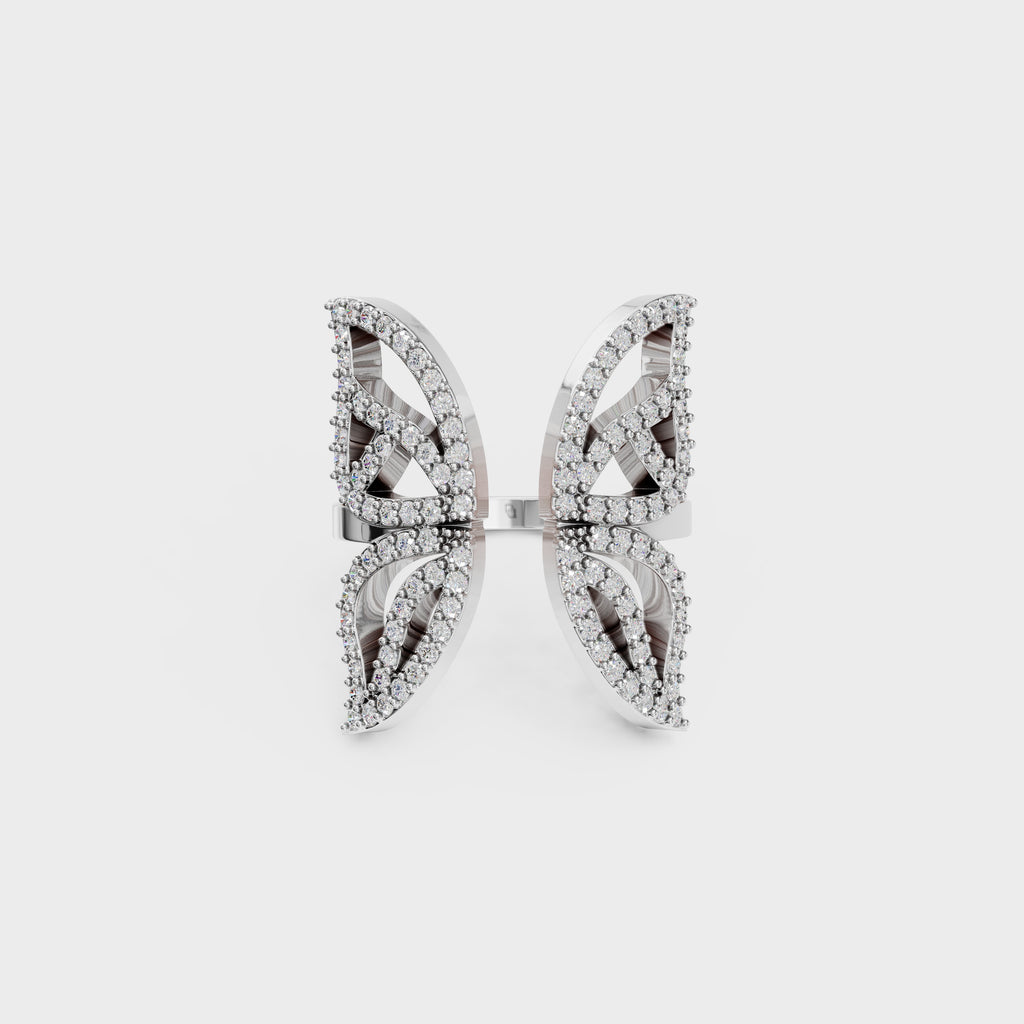 Blush Harmony Butterfly Diamond Ring