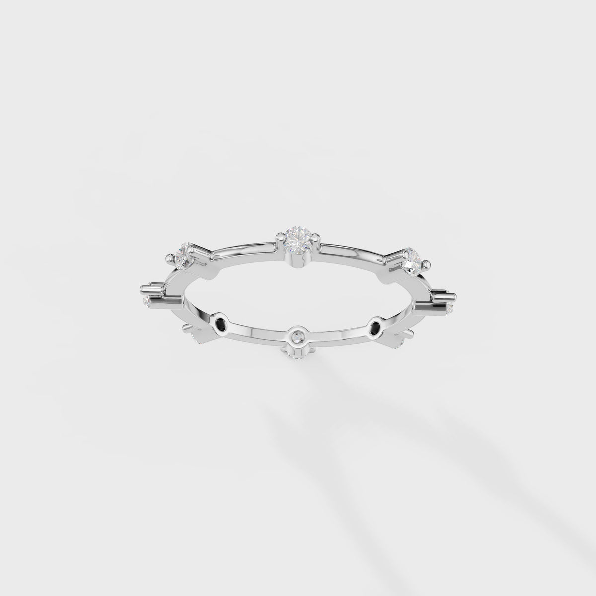 Dainty Diamond Stacking Ring