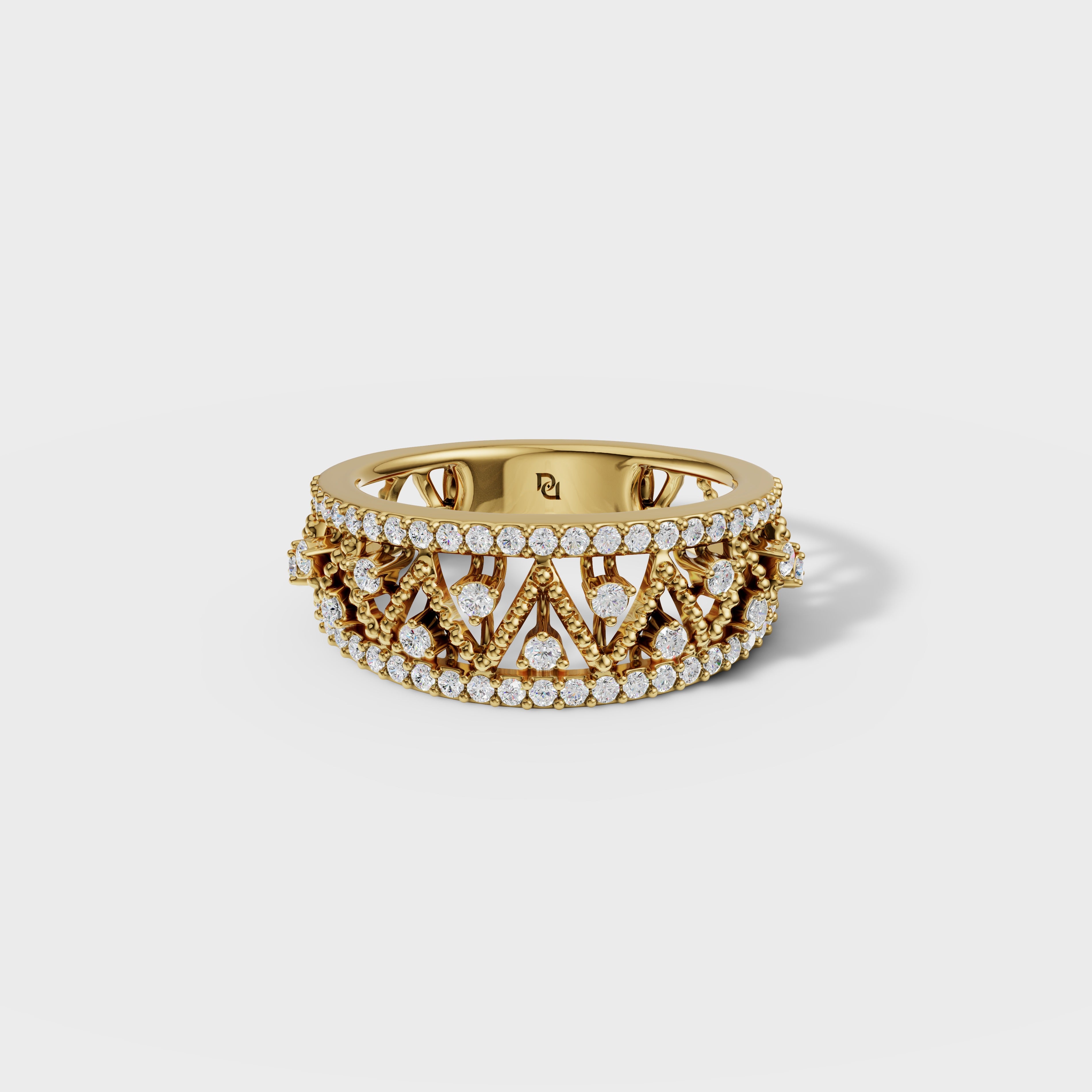 Diamond Stackable Band Ring
