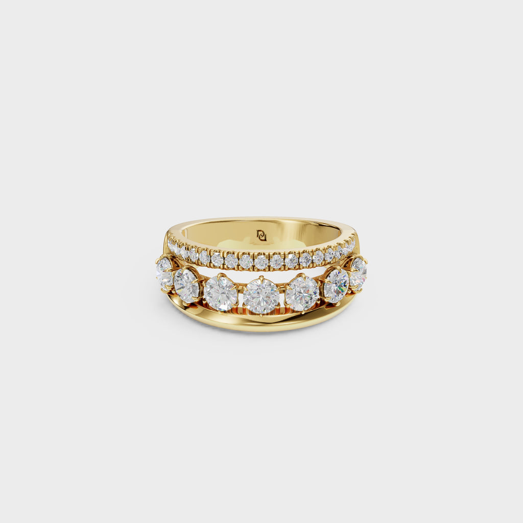 Aura Float Diamond Ring