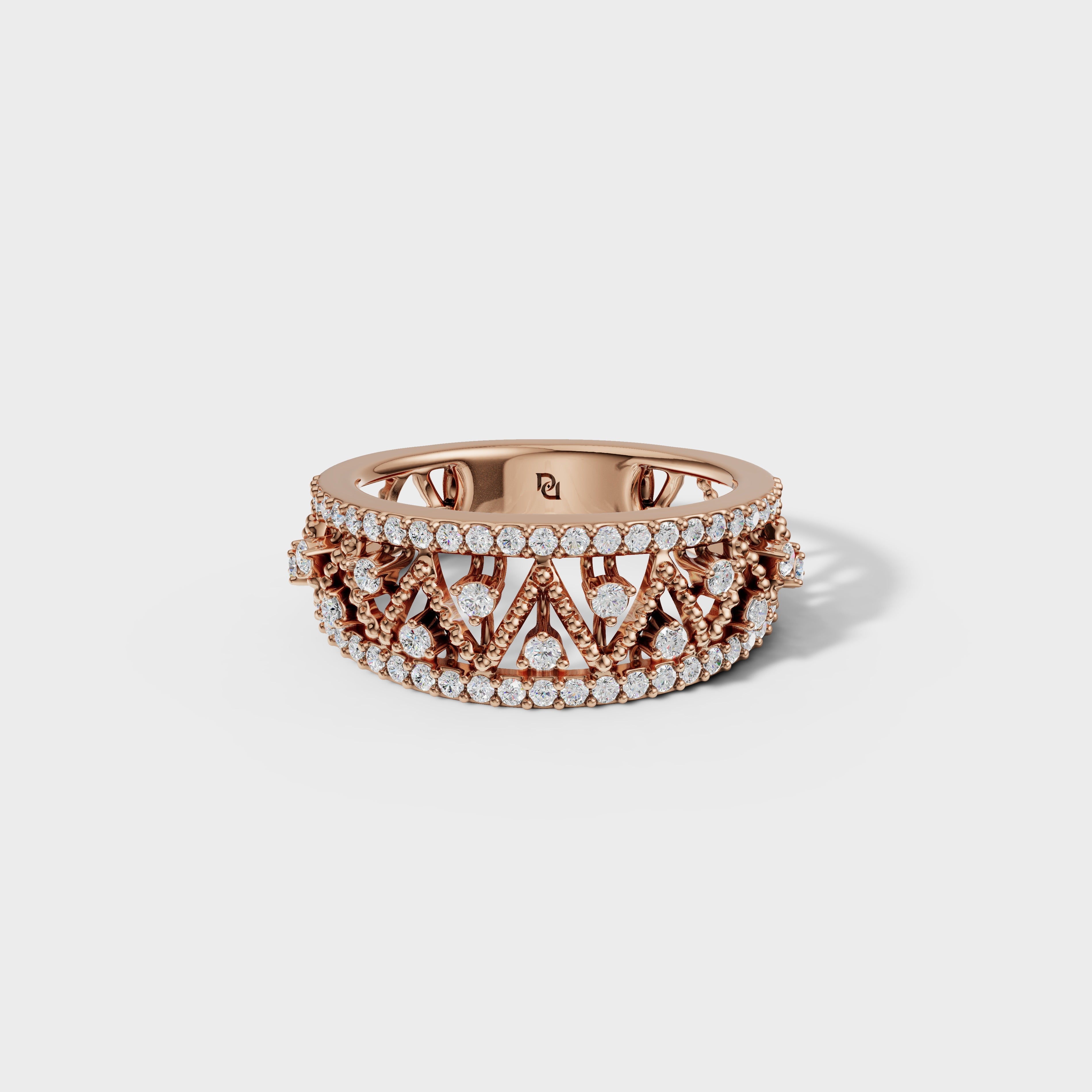 Diamond Stackable Band Ring