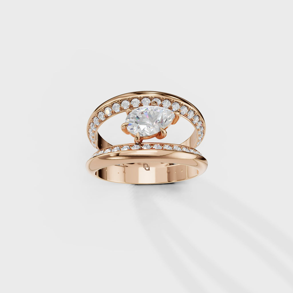 The Celestial Pear Ring