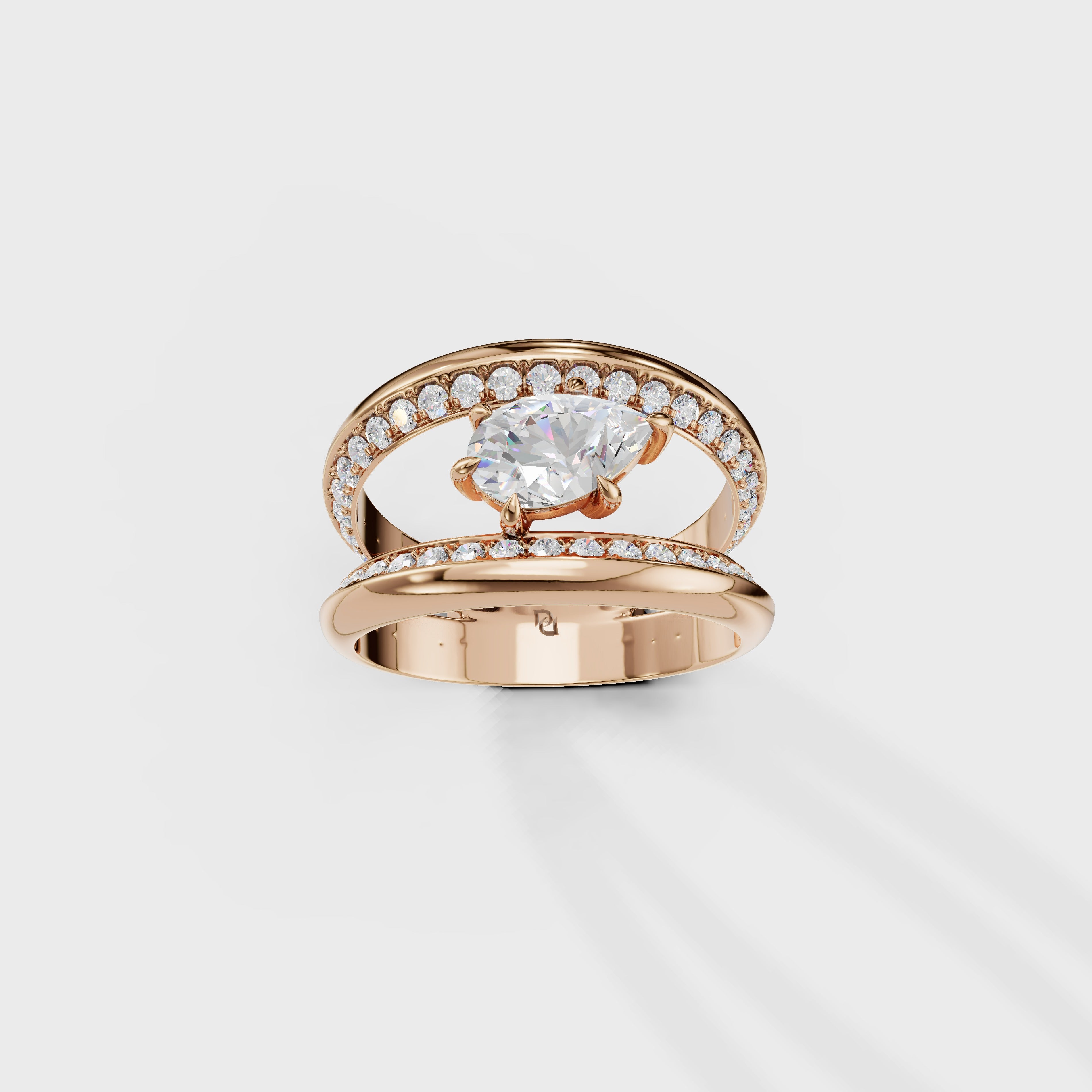 The Celestial Pear Ring
