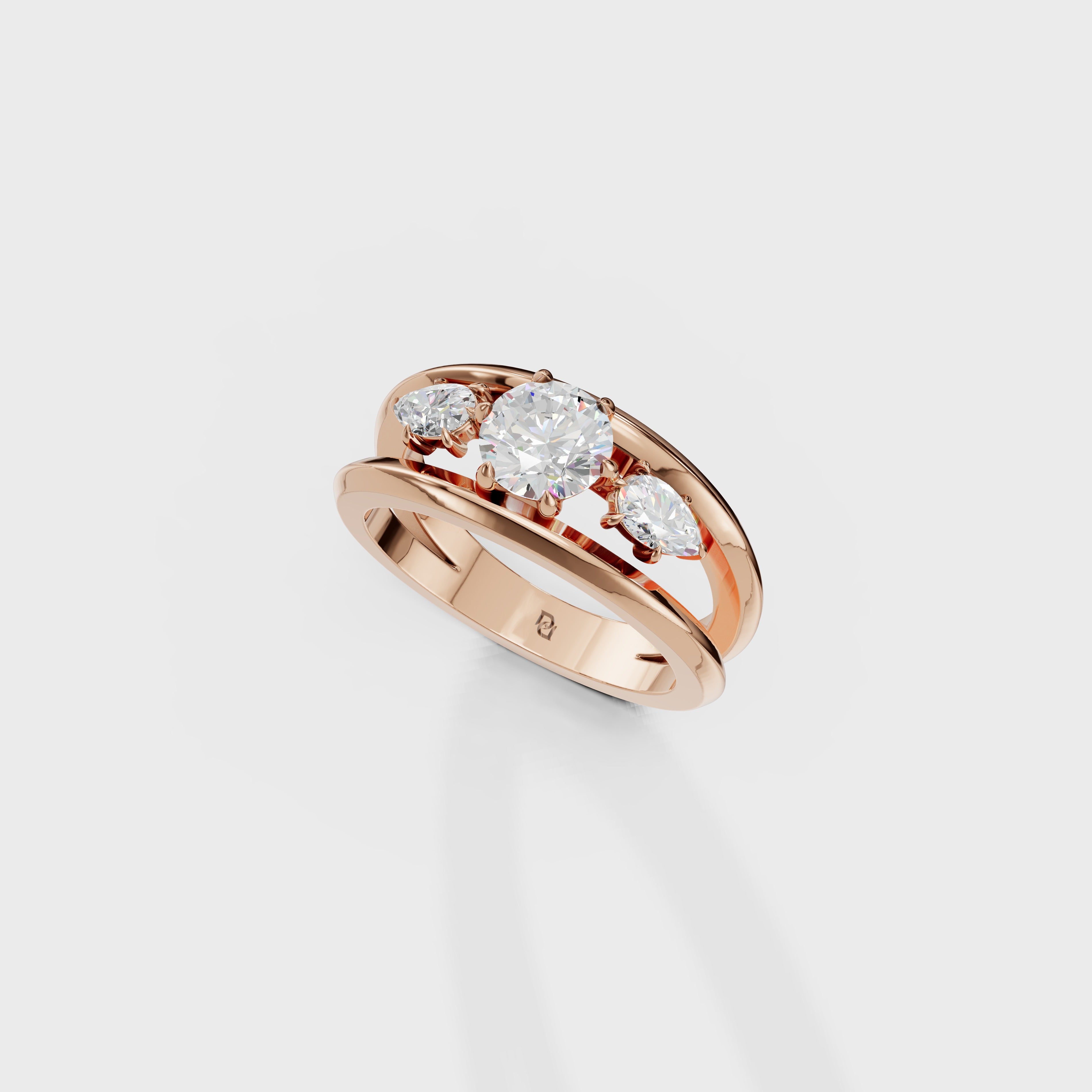 The Harmony Trio Ring