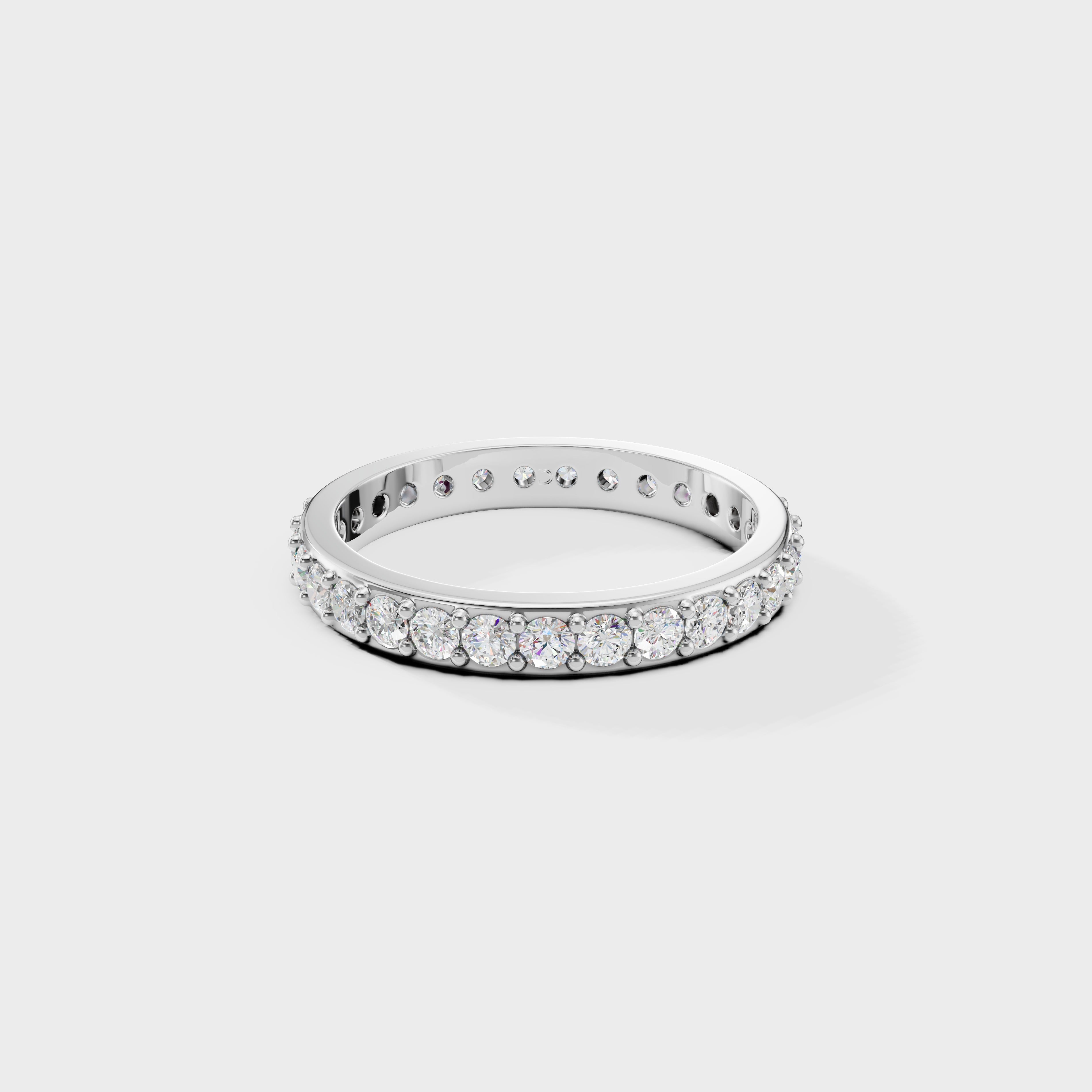 Channel Set Diamond Eternity Band