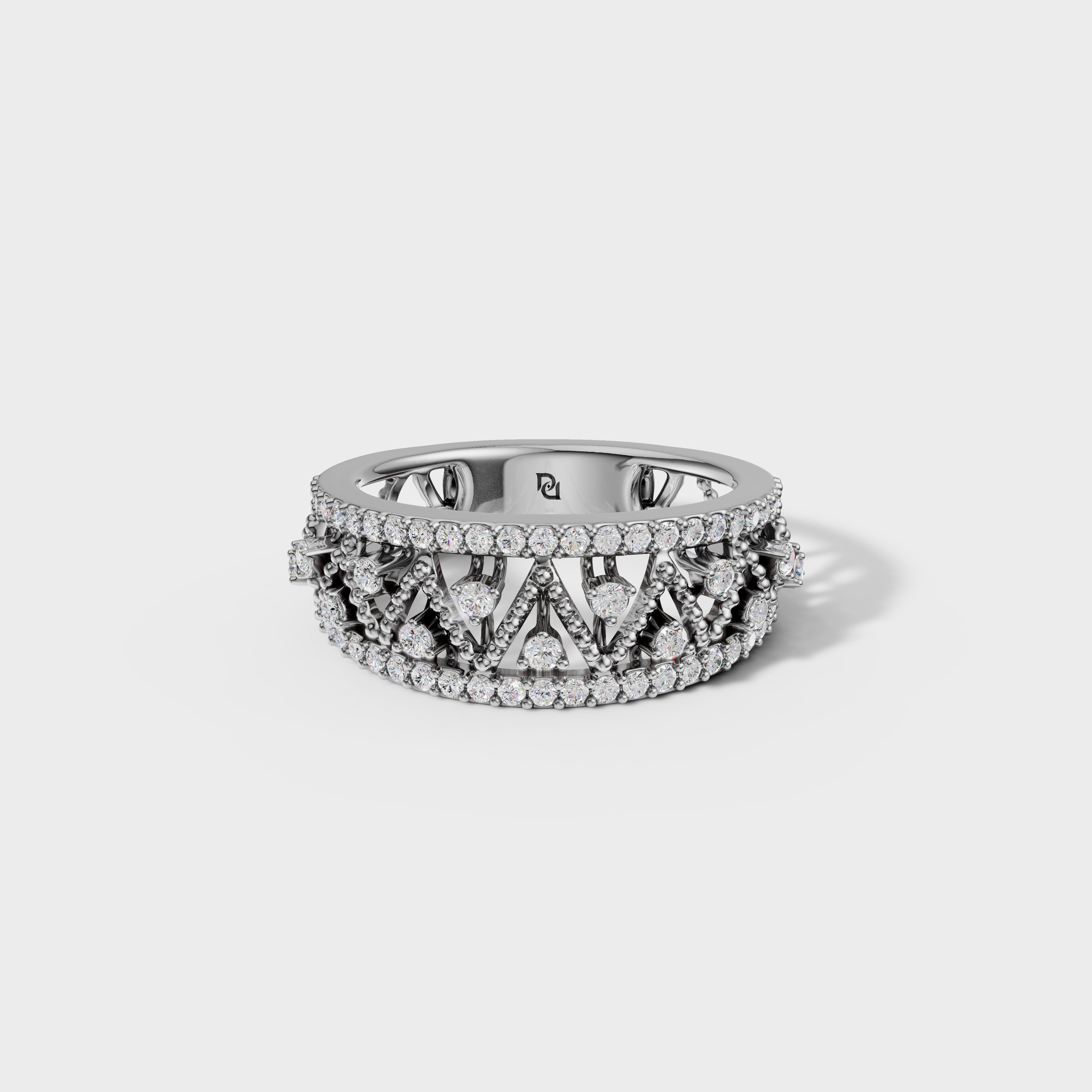 Diamond Stackable Band Ring