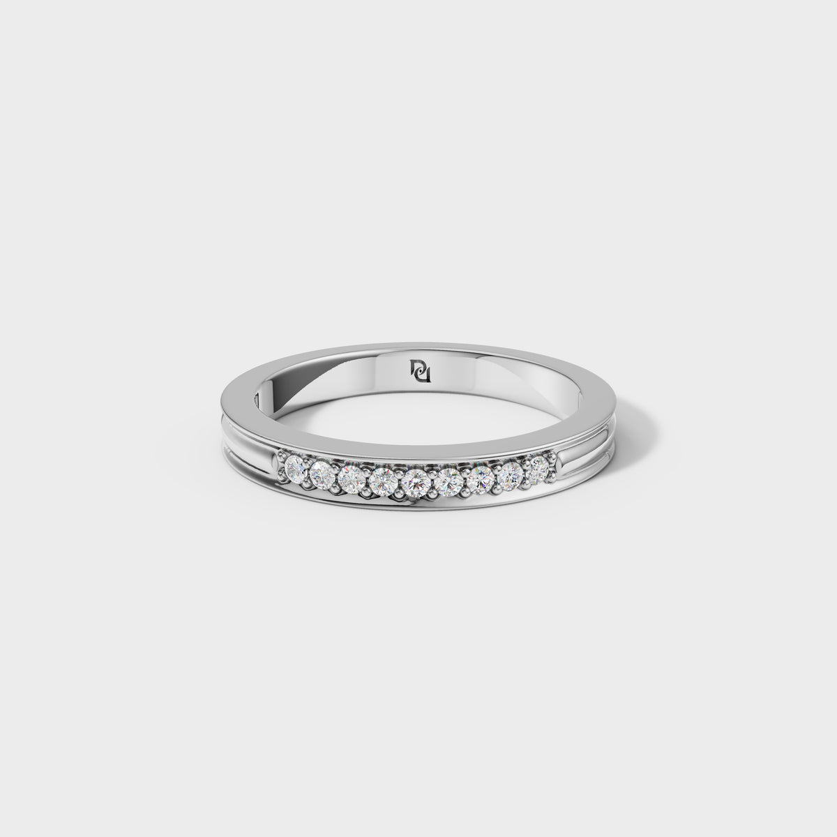 Brilliant Round Diamond Wedding Ring