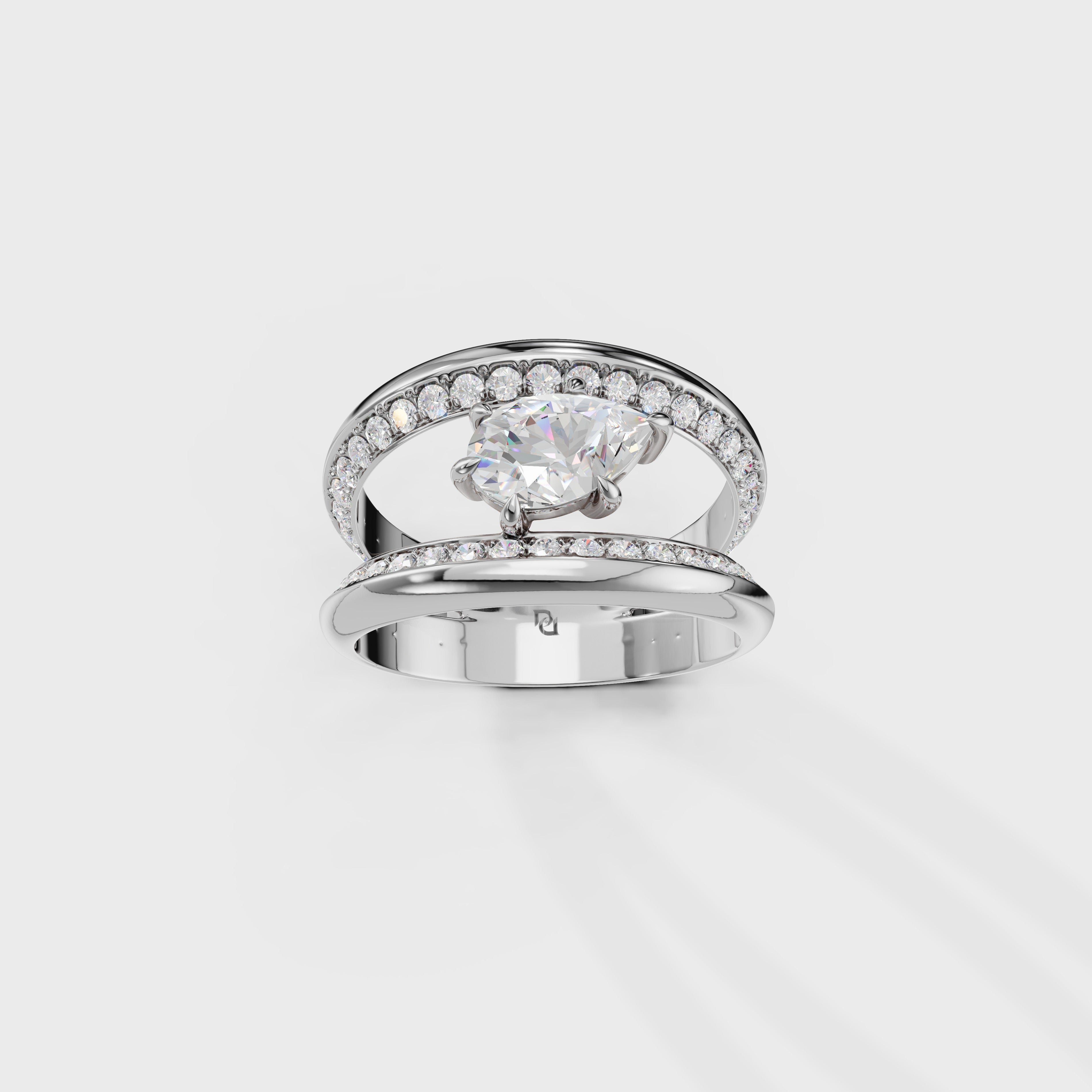 The Celestial Pear Ring
