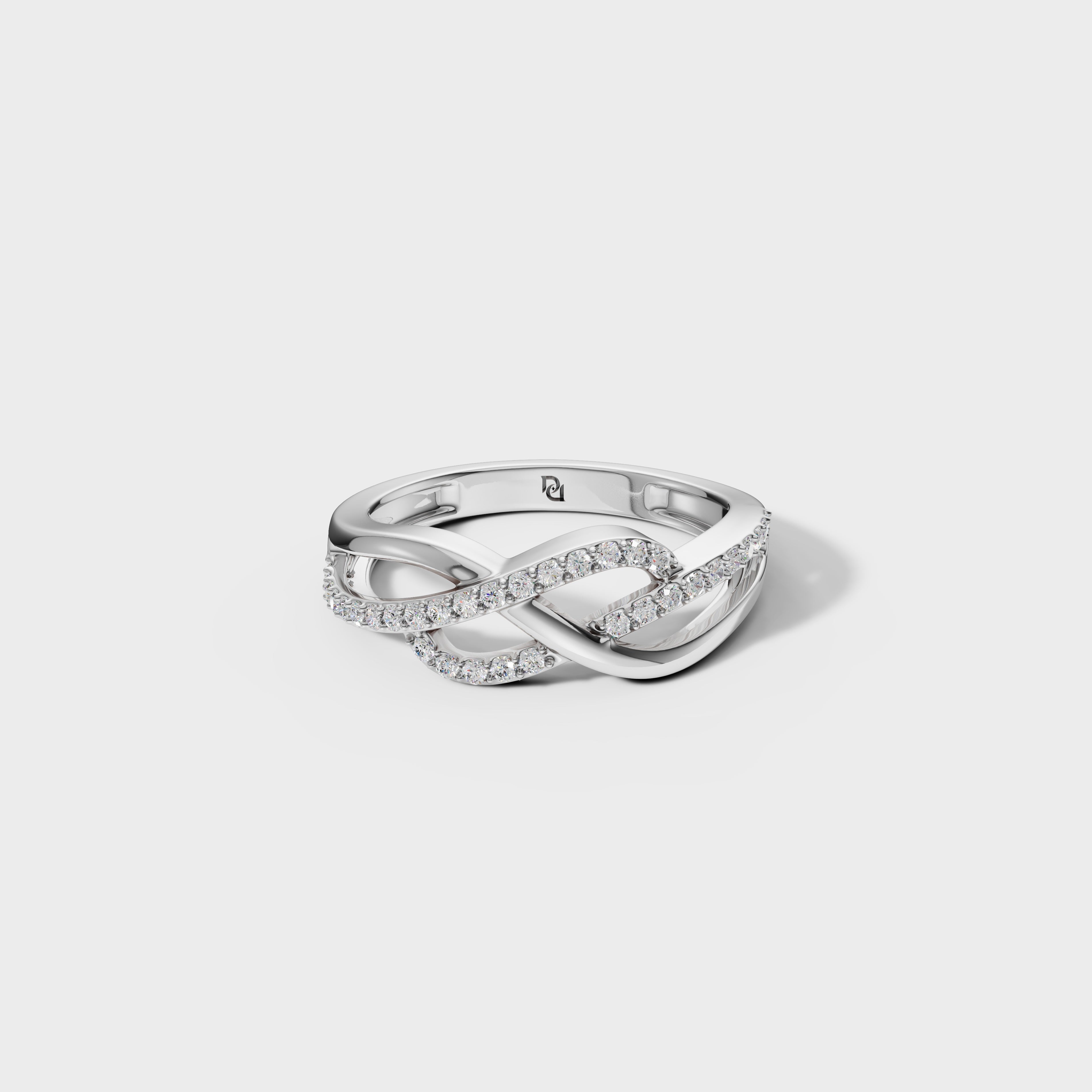 Endless Love Diamond Infinity Band