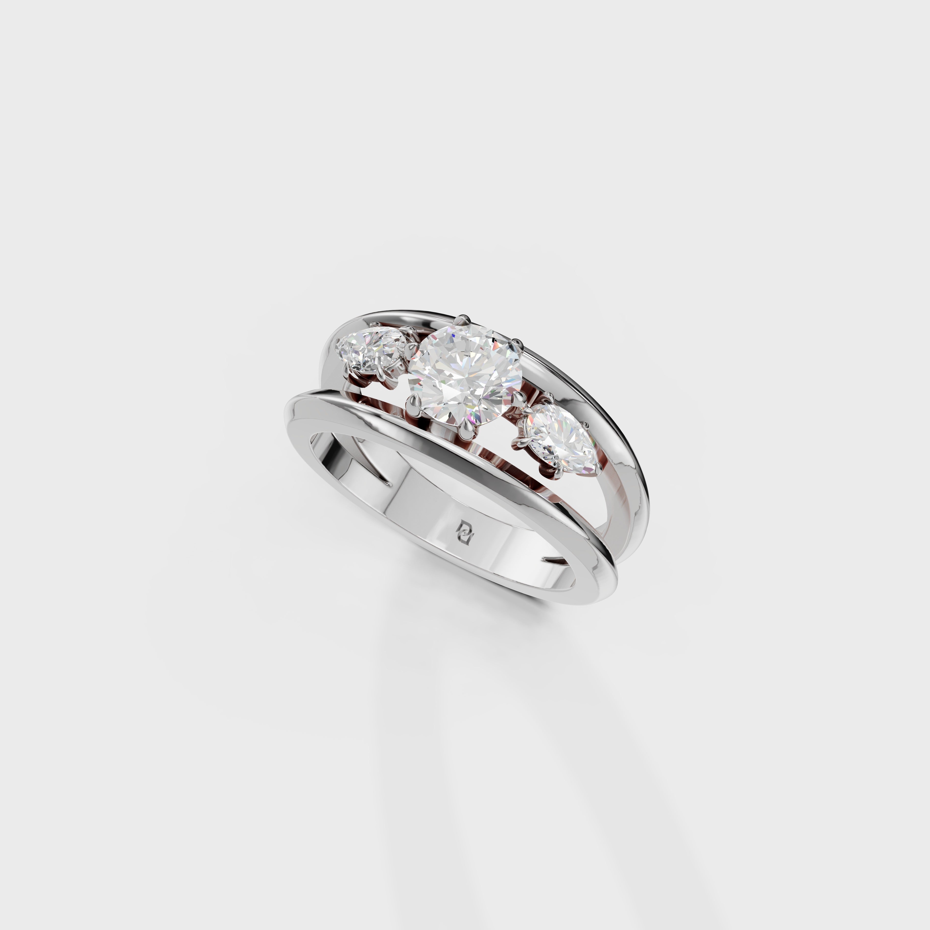 The Harmony Trio Ring