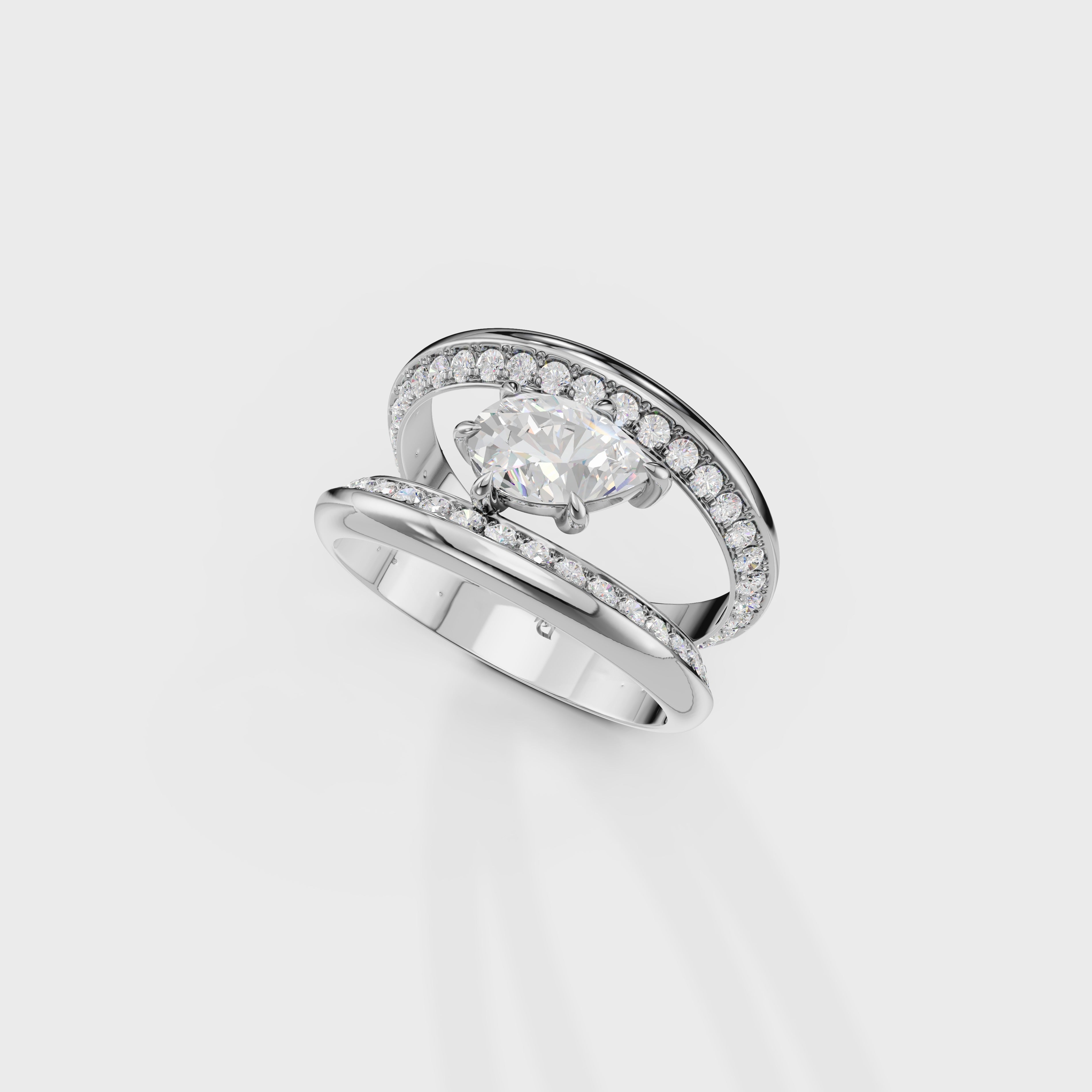 The Celestial Pear Ring
