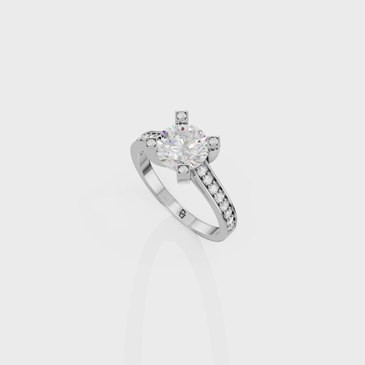 1.50ct Ethical Round Engagement Ring