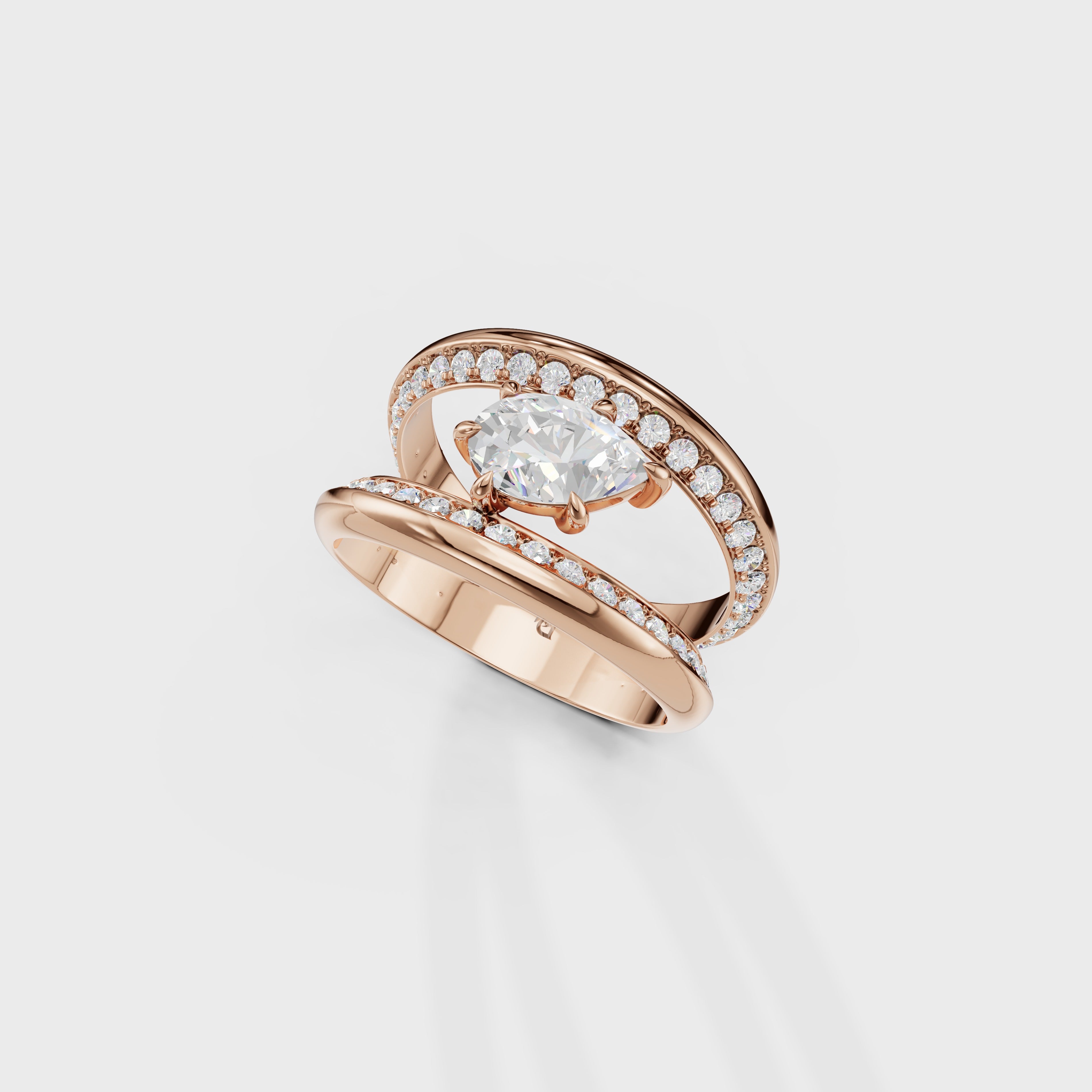 The Celestial Pear Ring