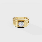 Helious Round Cut Men's Ring