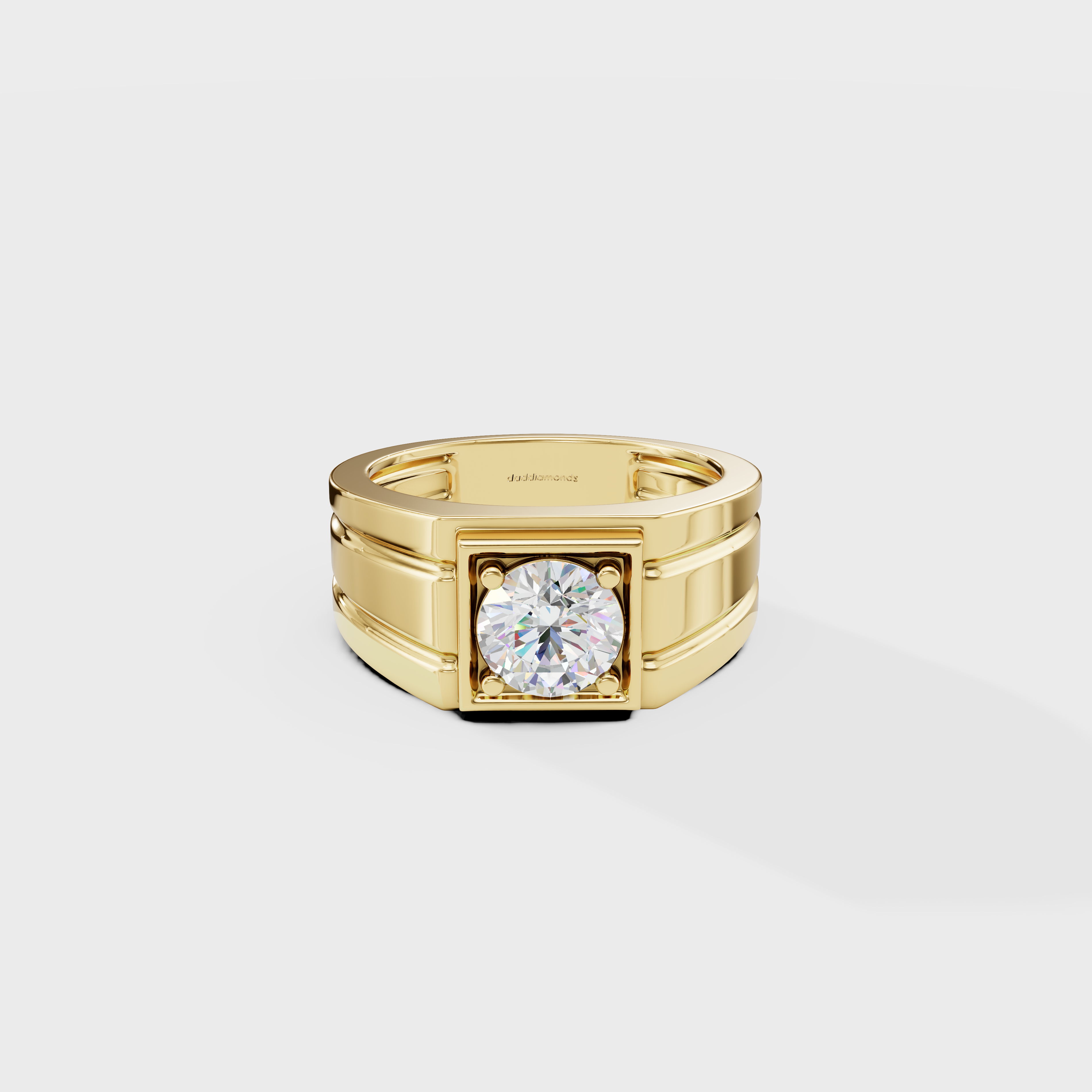 Helious Round Cut Men's Ring