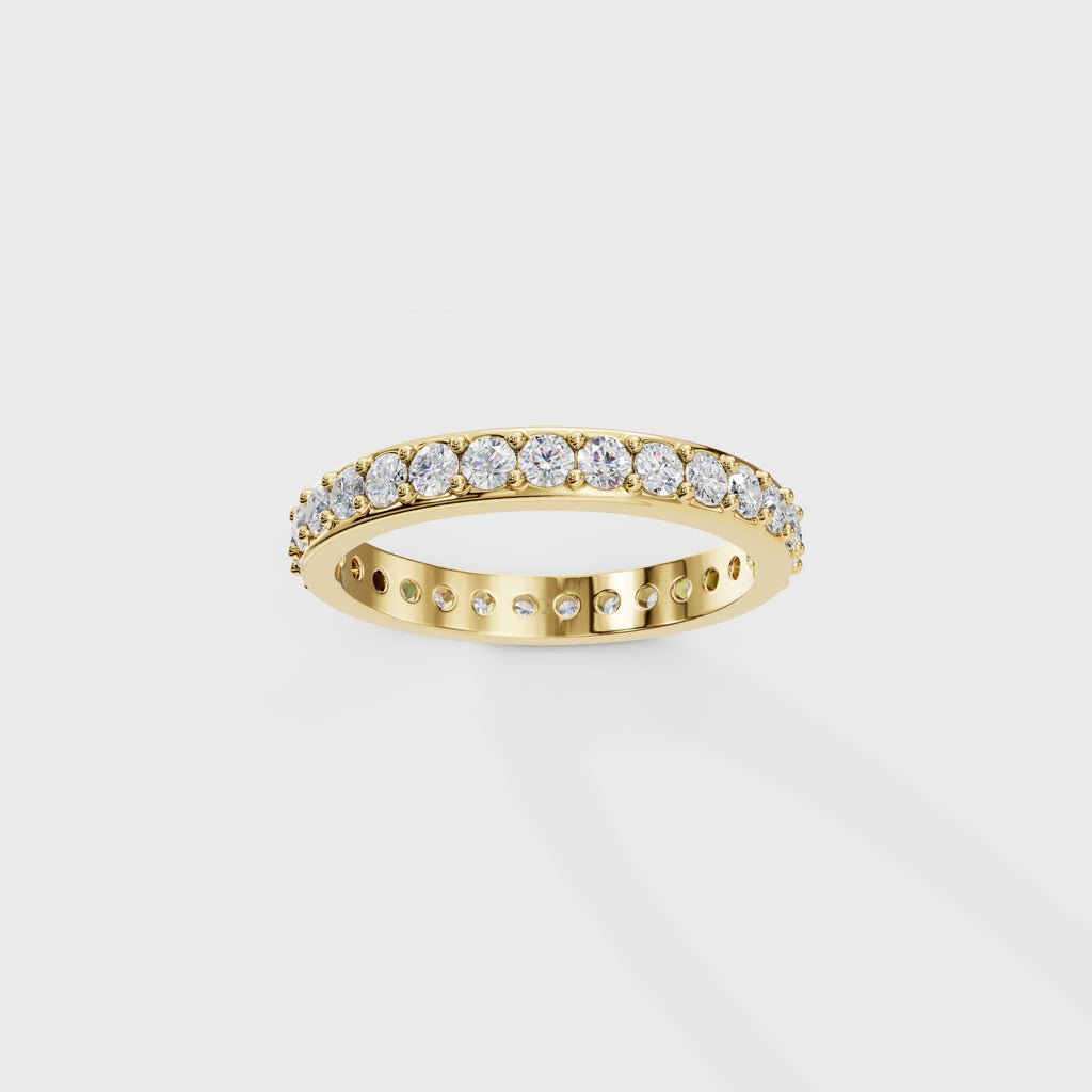 Channel Set Diamond Eternity Band