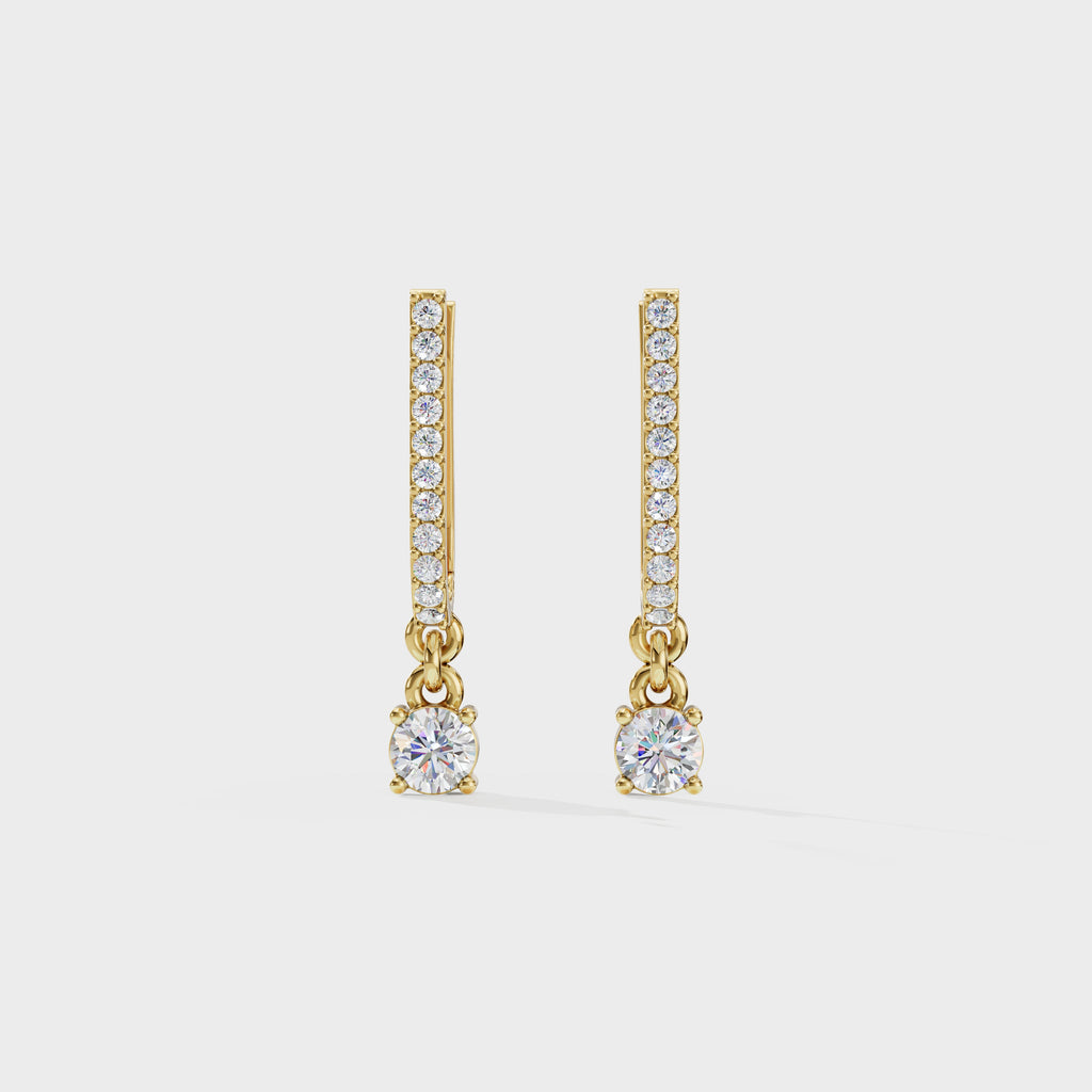 Aurora Diamond Drop Earrings