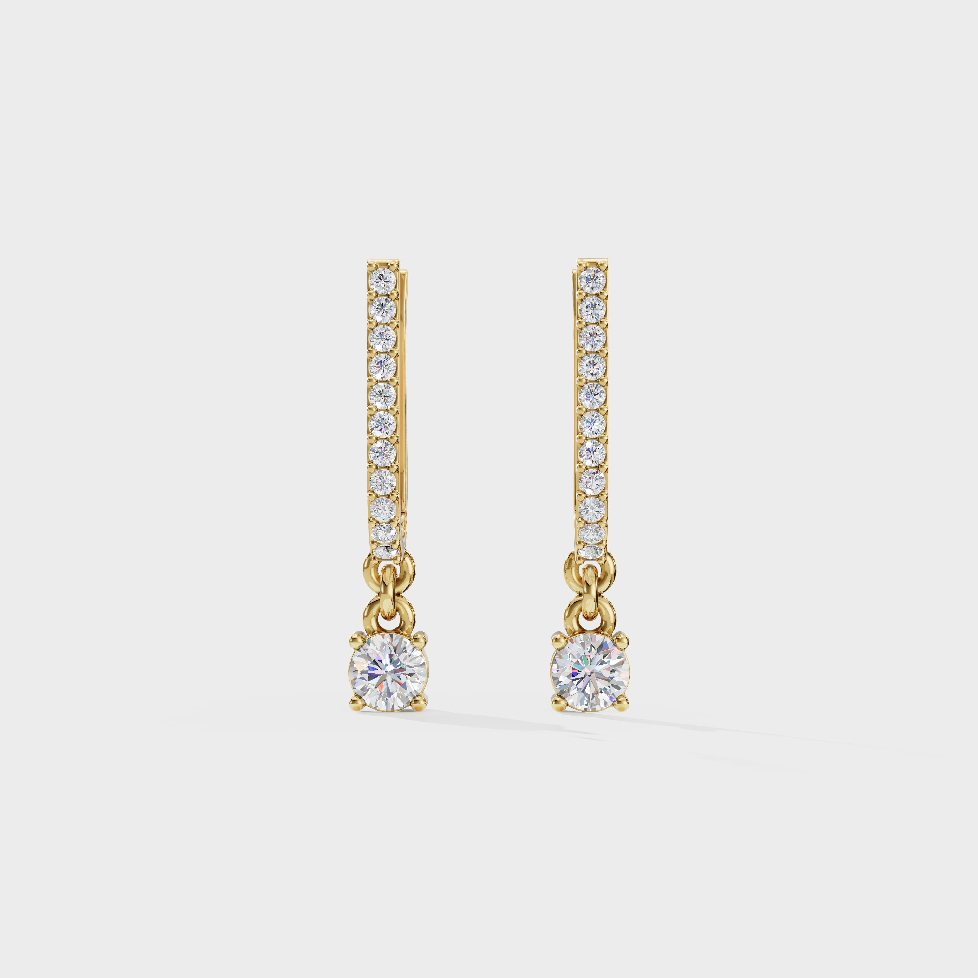 Aurora Diamond Drop Earrings