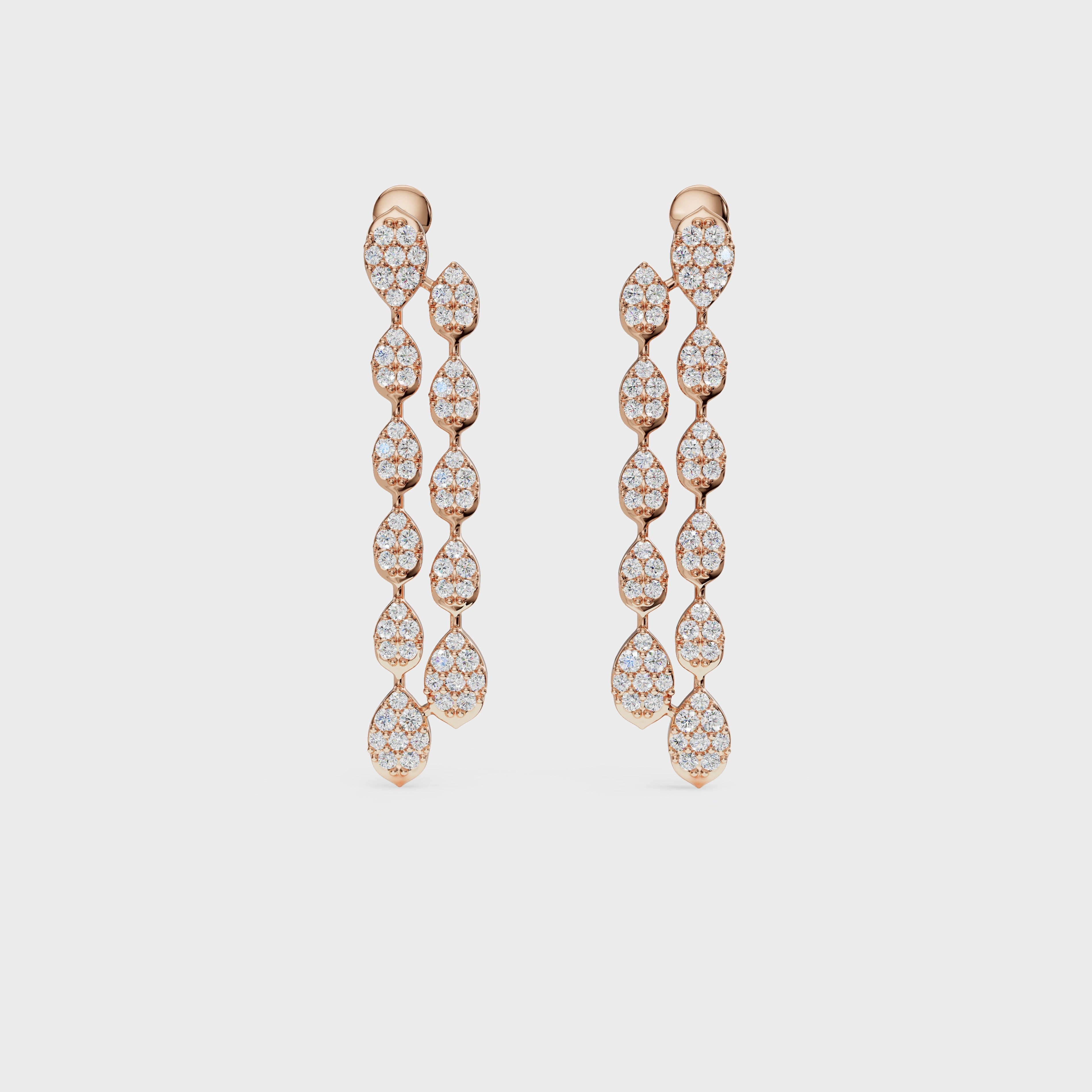 Waterfall Diamond Drop Earrings